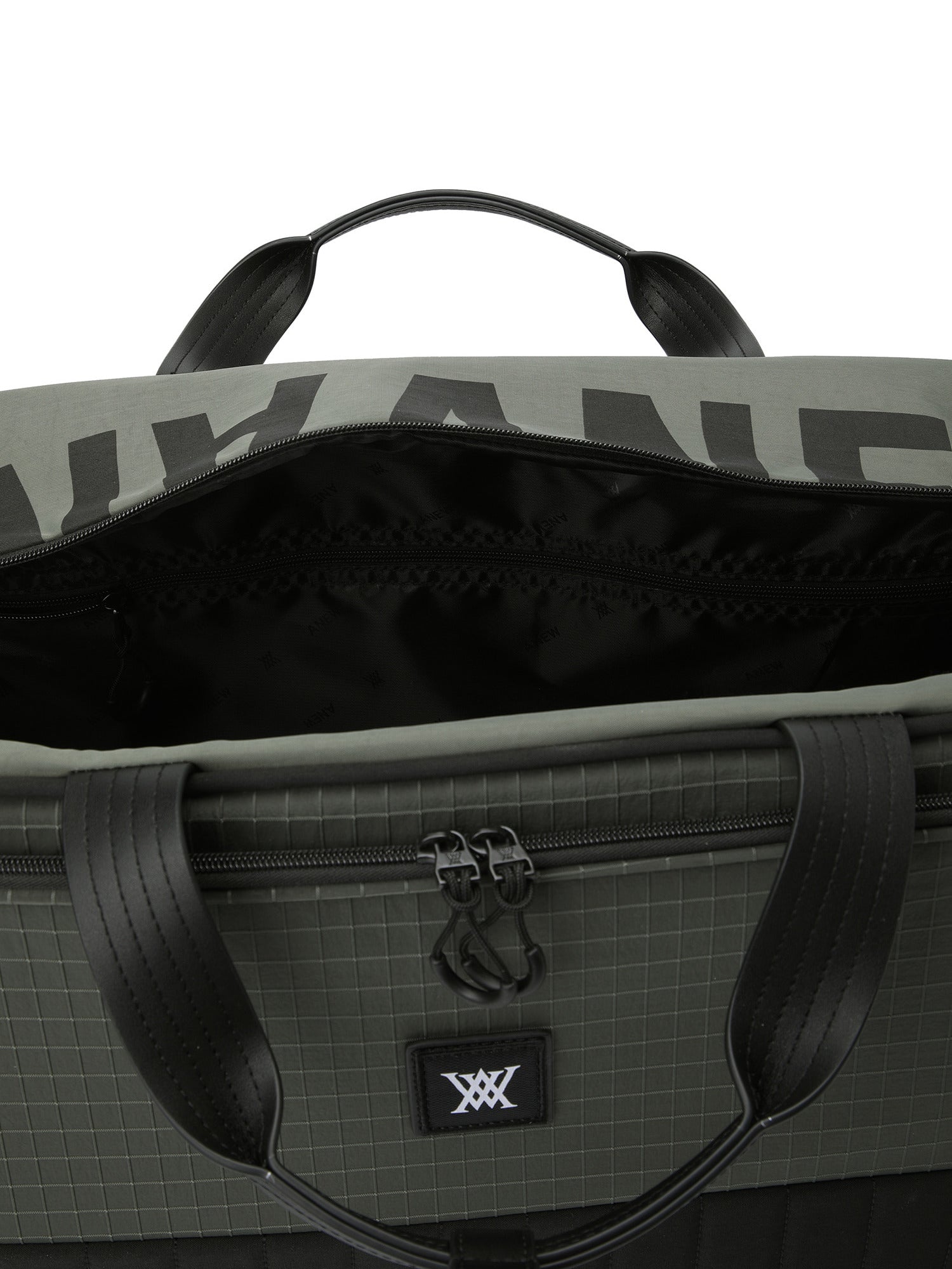 UNISEX BIG LOGO TROLLEY BOSTON BAG
