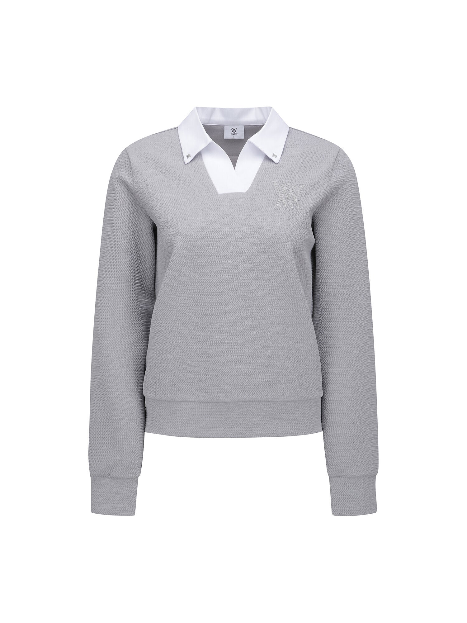 WOMEN SP COLLARED SWEATSHIRT