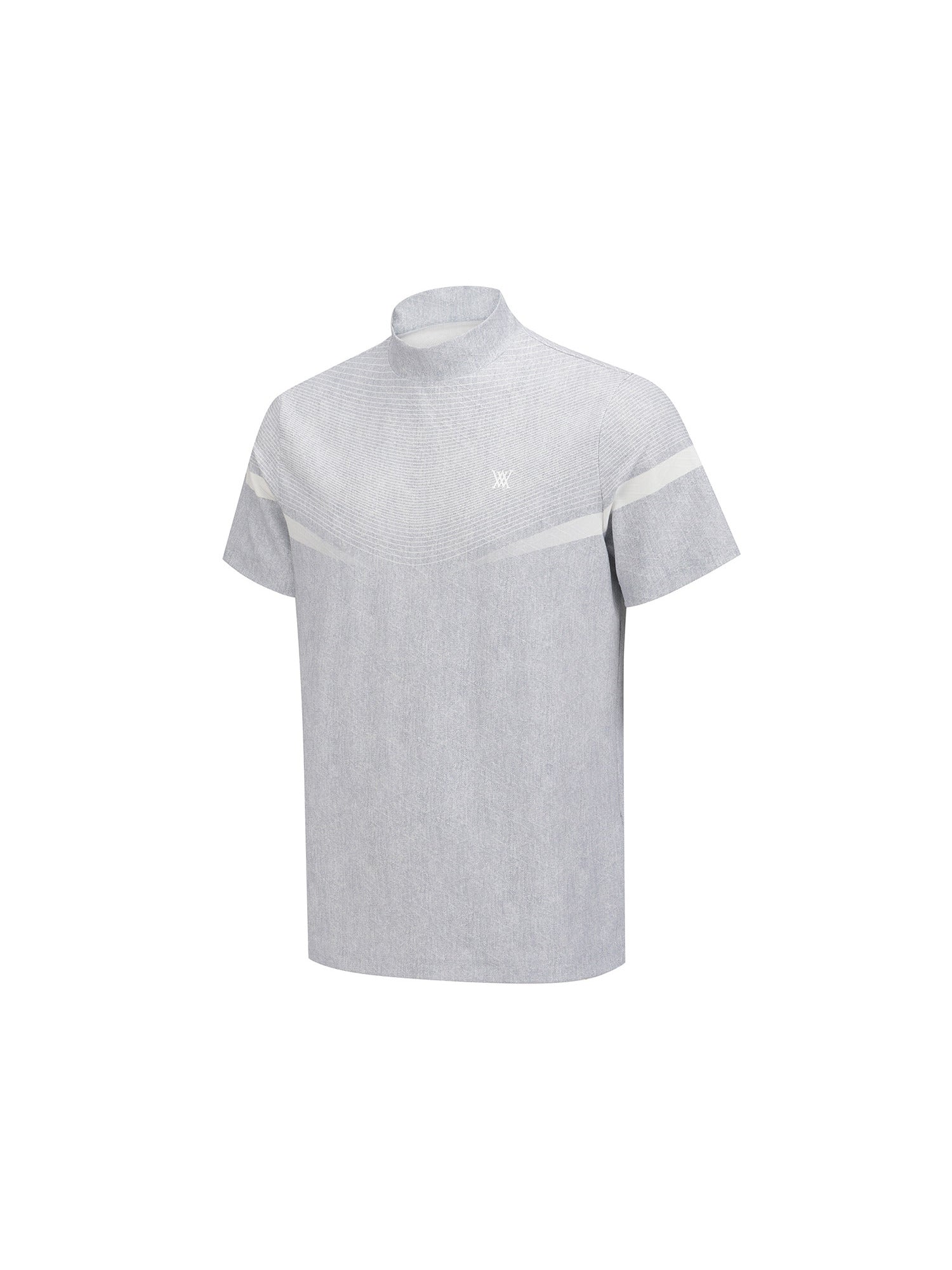 MEN MOCK NECK SHORT SLEEVE T-SHIRT
