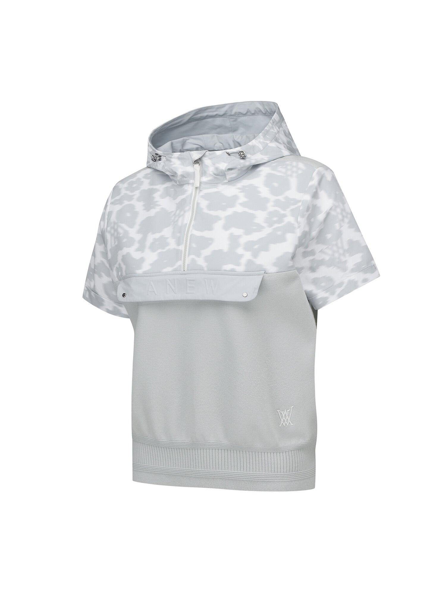 WOMEN FA HYBRID HOODED SHORT SLEEVE SWEATER