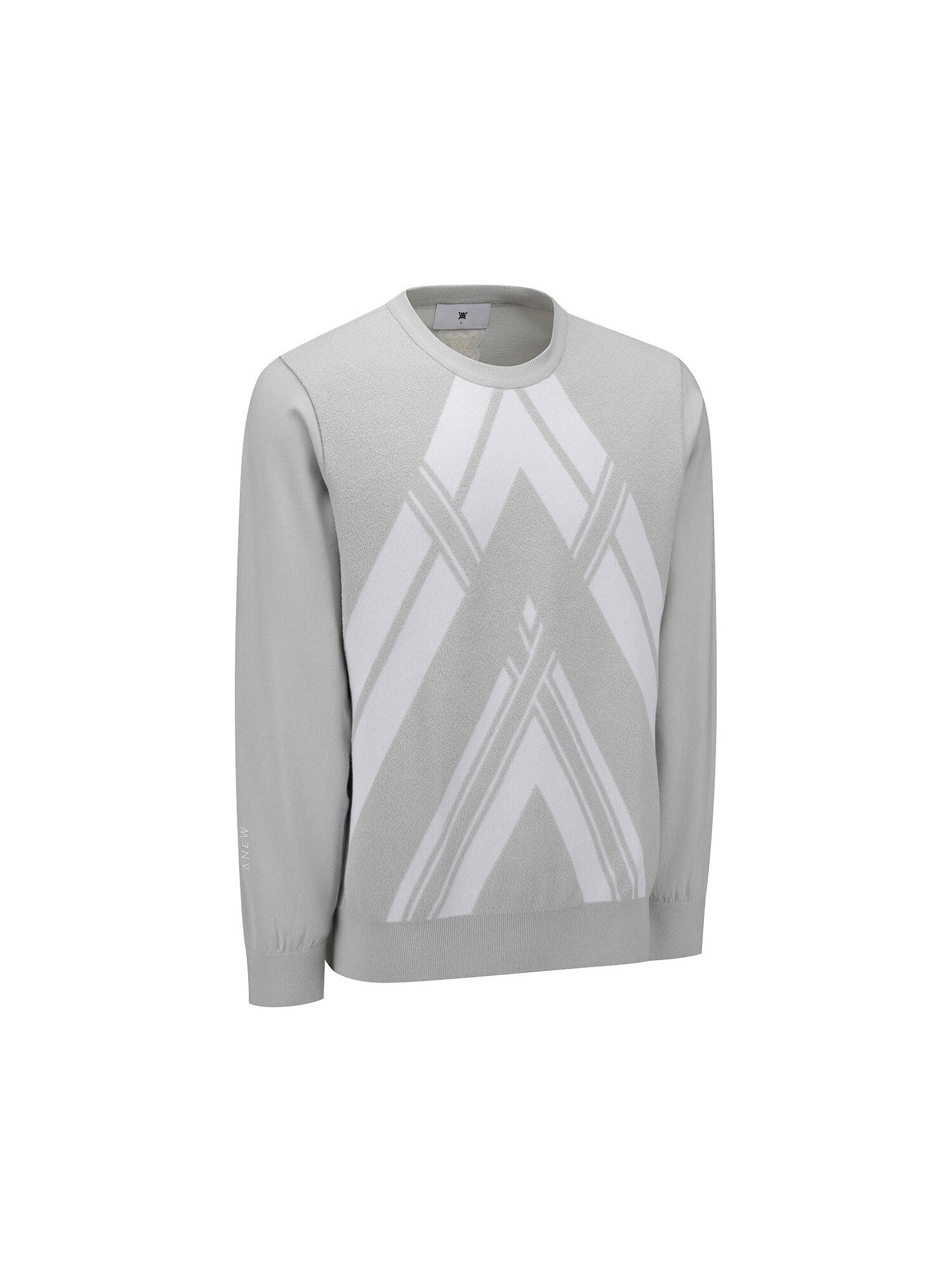 MEN LINE POINT ROUND SWEATER