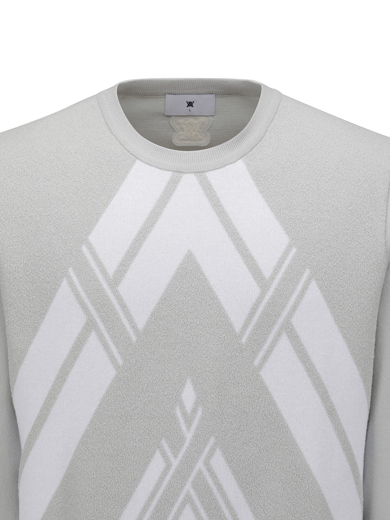 MEN LINE POINT ROUND SWEATER