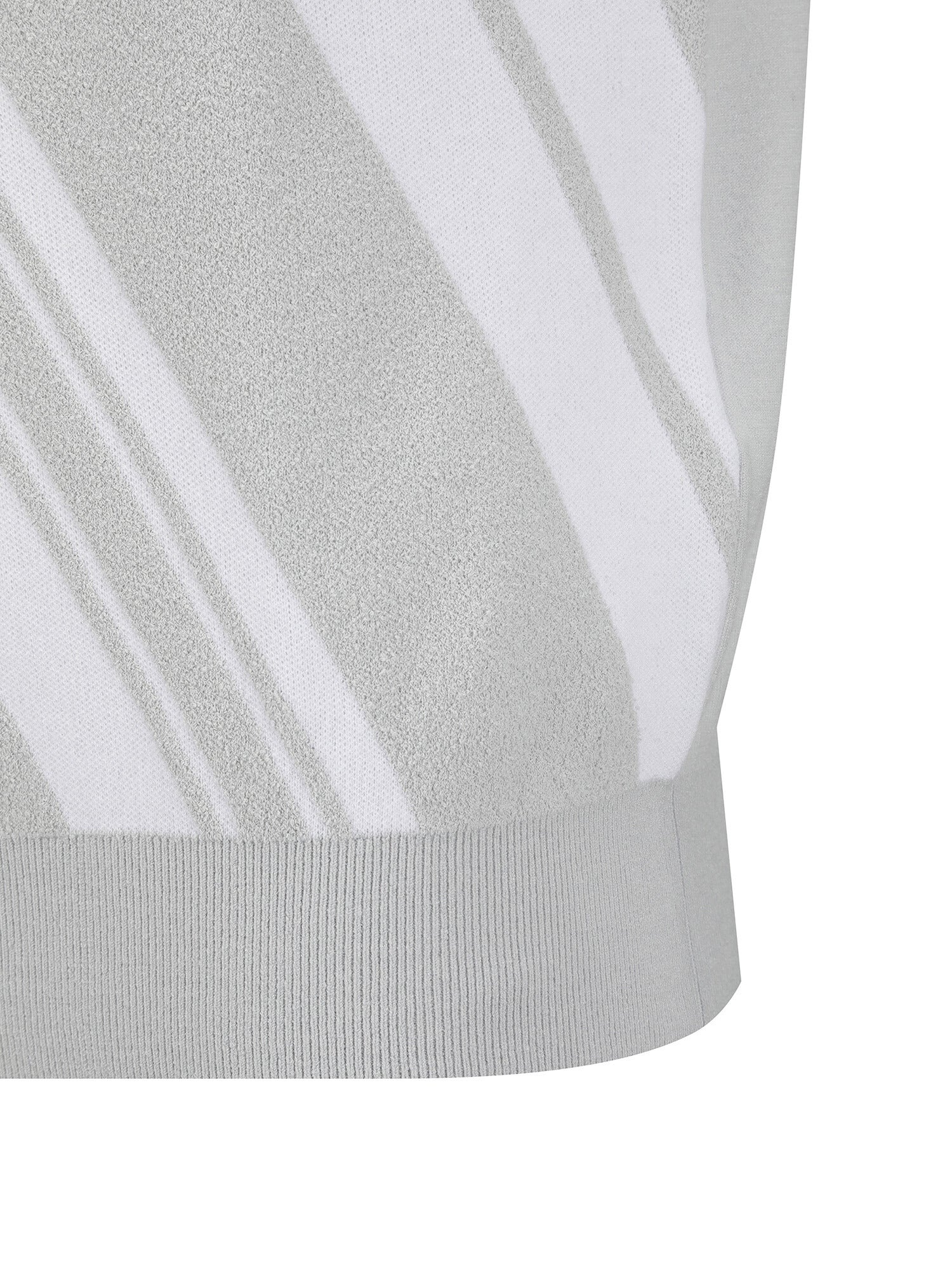 MEN LINE POINT ROUND SWEATER