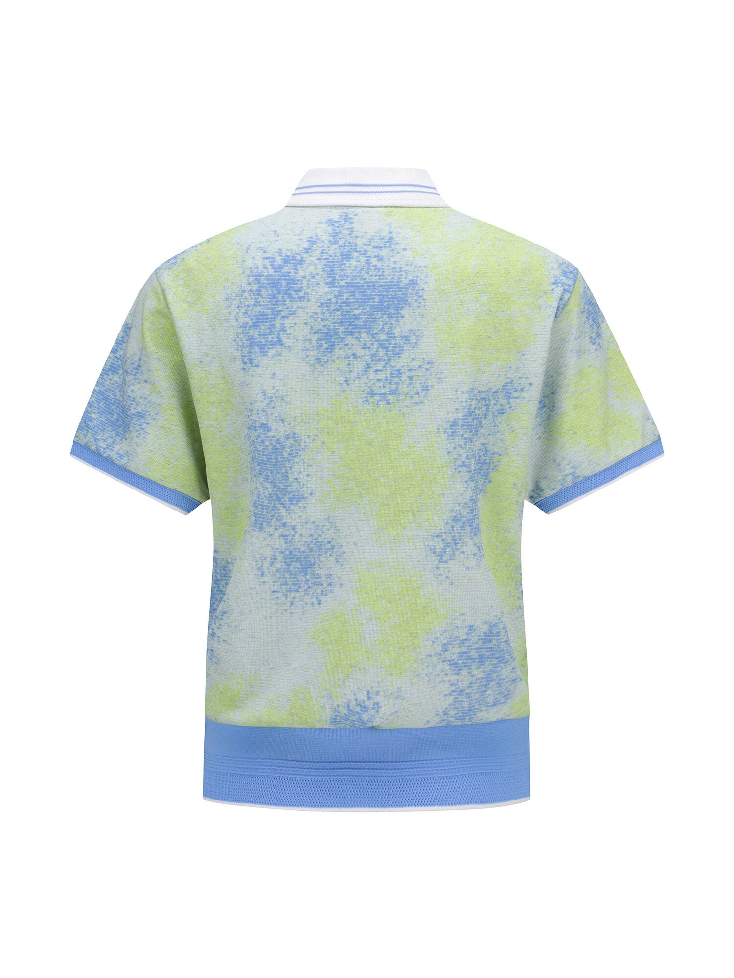 WOMEN SPRINKLED PATTERN SHORT T-SHIRT