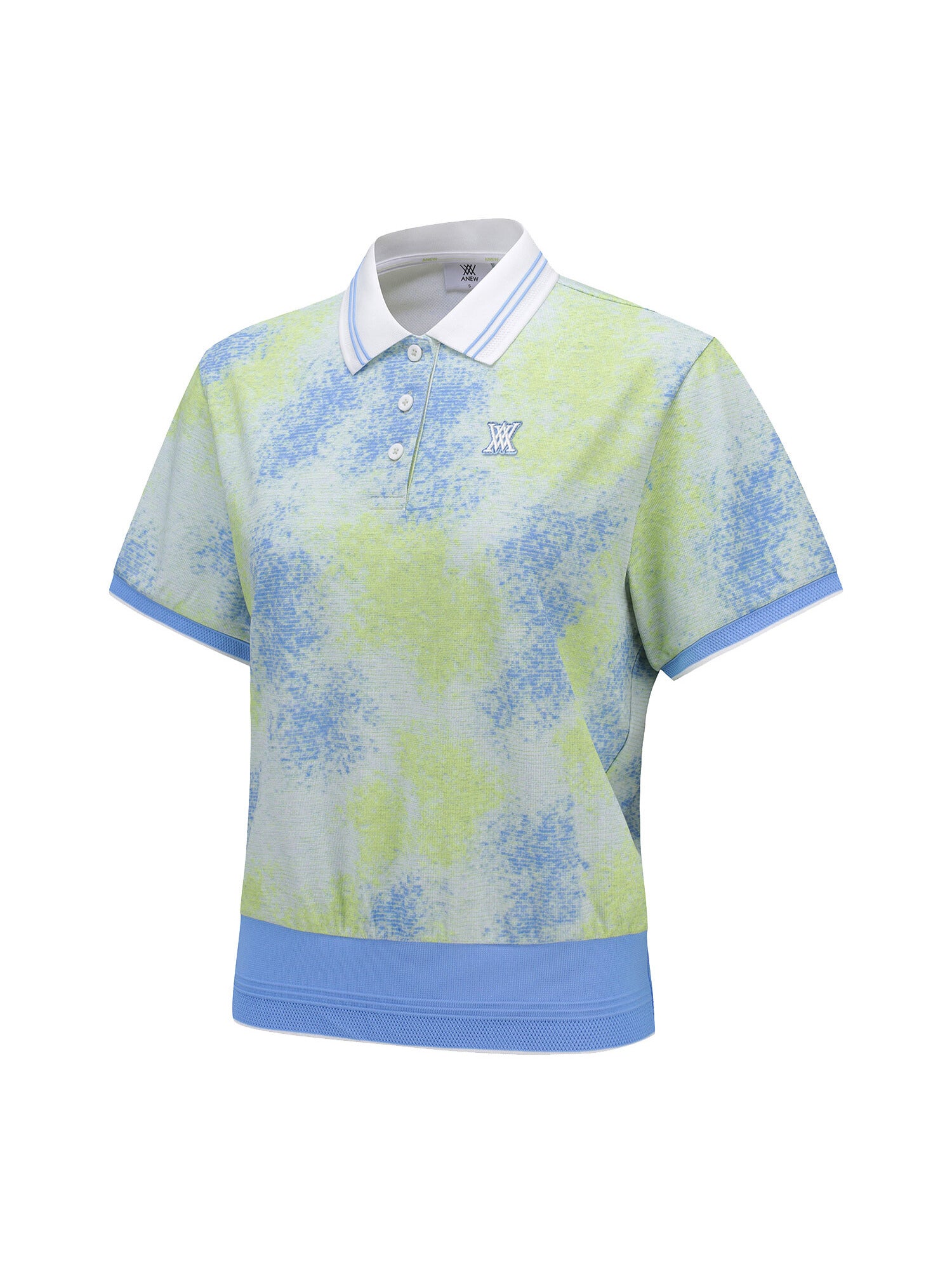 WOMEN SPRINKLED PATTERN SHORT T-SHIRT