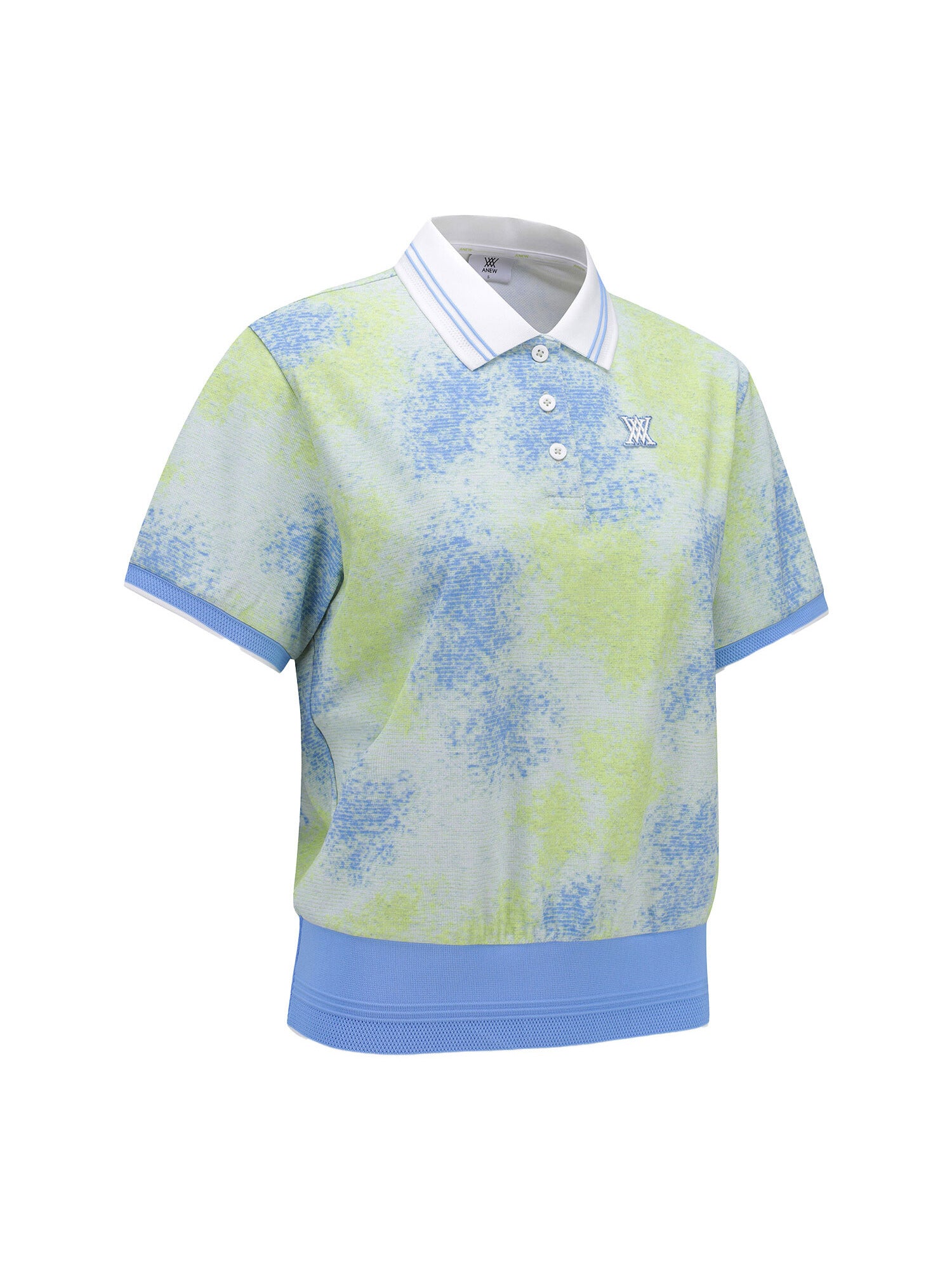 WOMEN SPRINKLED PATTERN SHORT T-SHIRT