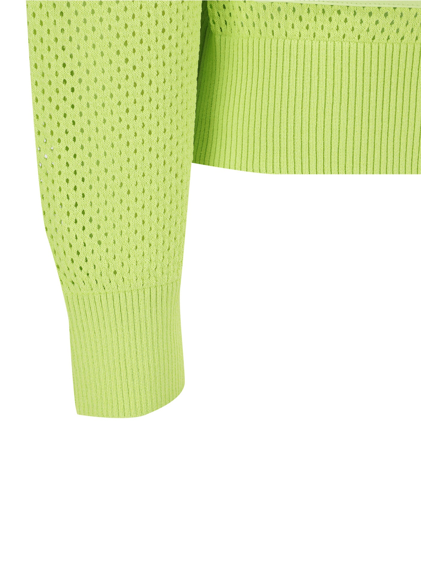 WOMEN MESH ZIP-UP CARDIGAN