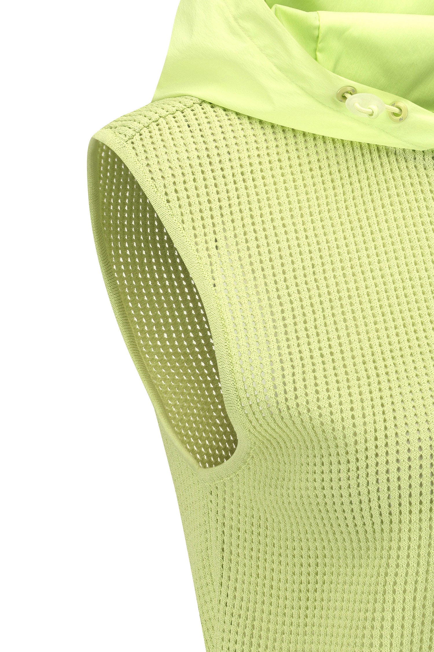 WOMEN HOODED KNIT VEST