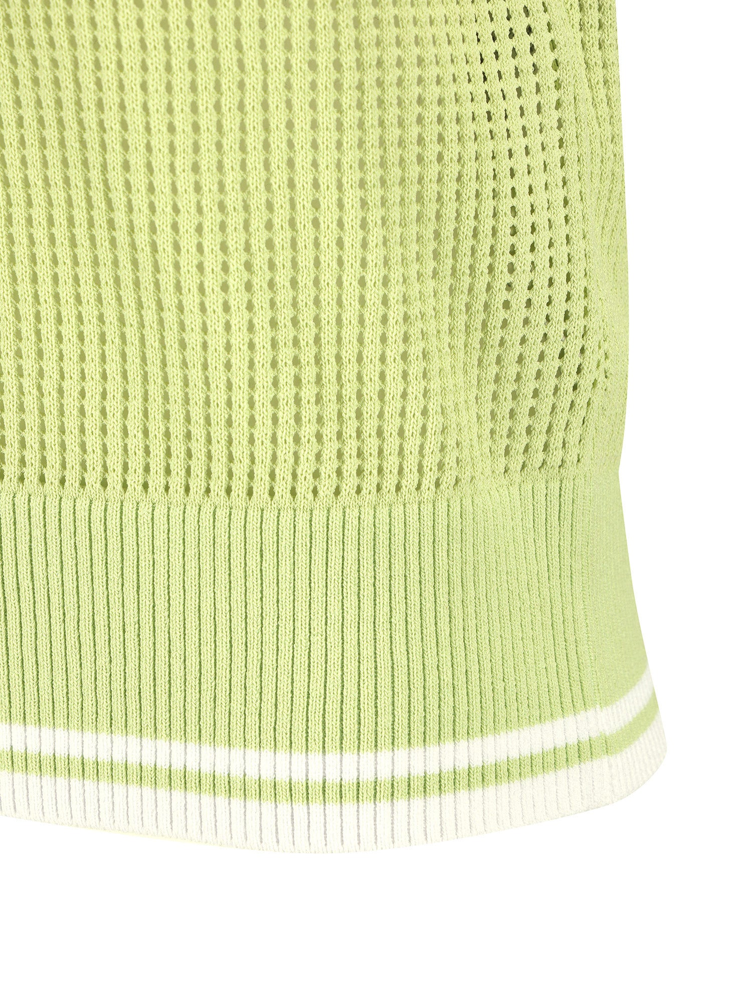 【新品・タグ付き】完売サイズ ANEW レディース フーディー ベスト ライム WOMEN HOODED KNIT VEST