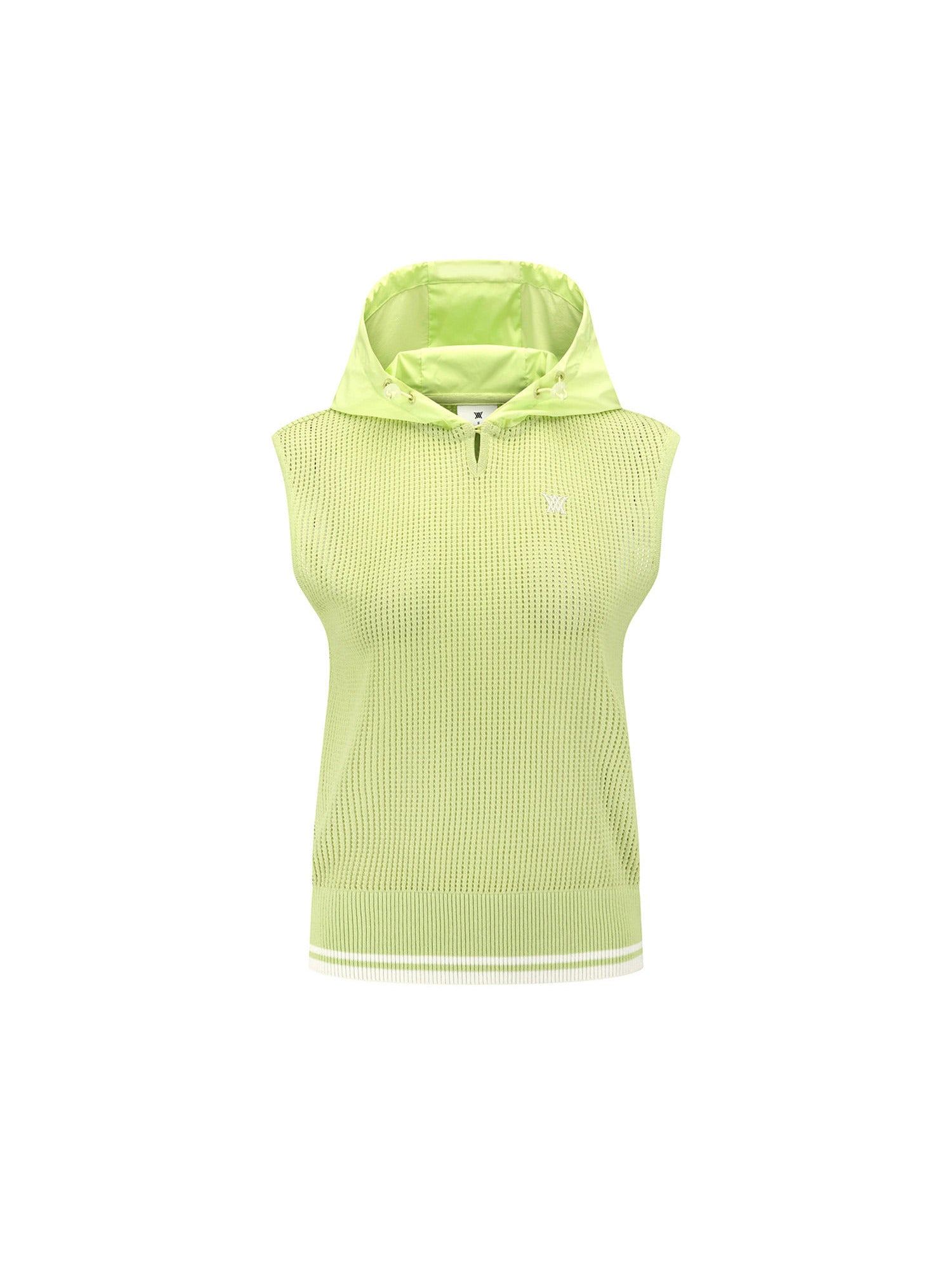 WOMEN HOODED KNIT VEST