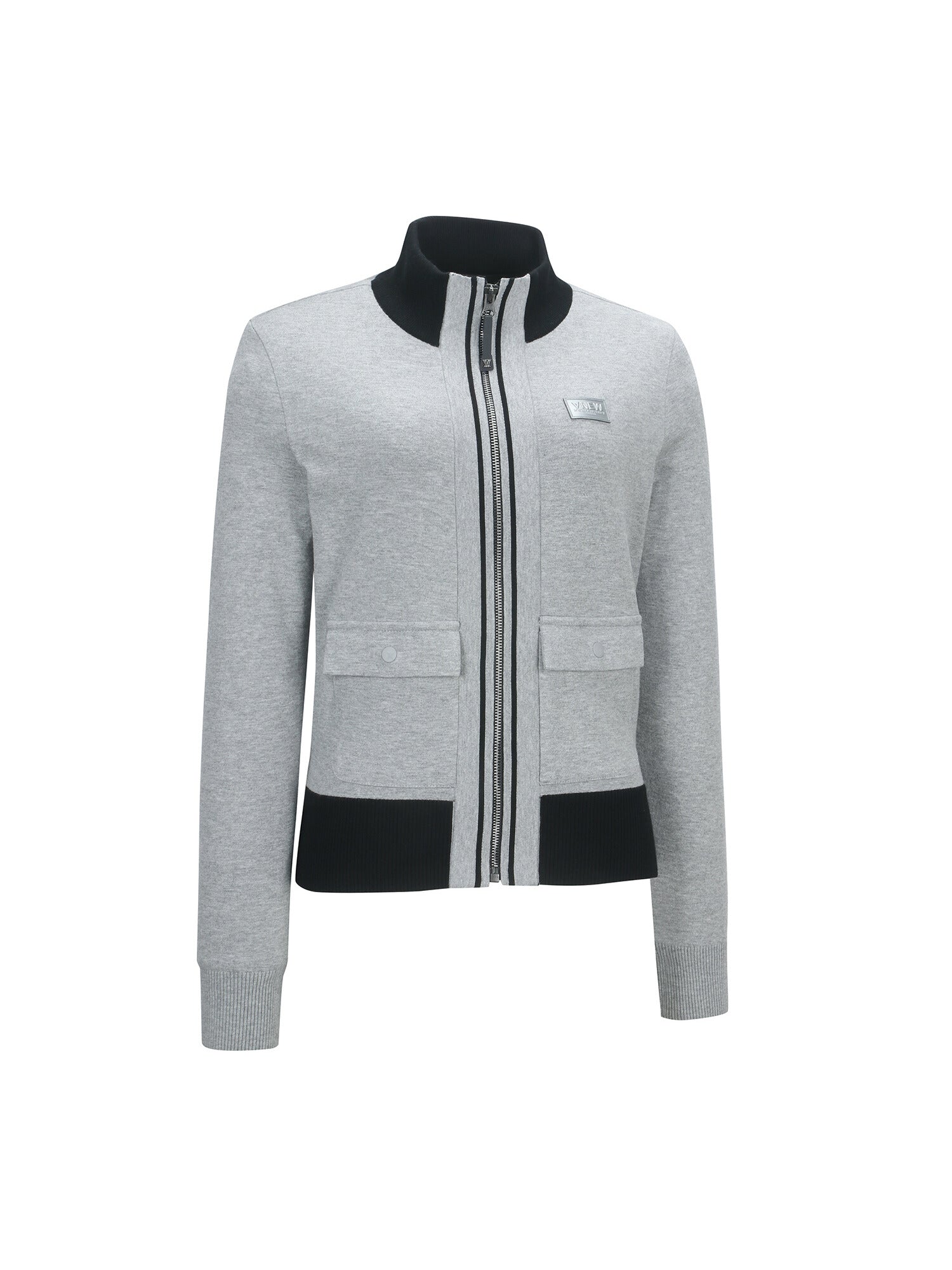 WOMEN WIND BLOCK ZIP-UP CARDIGAN