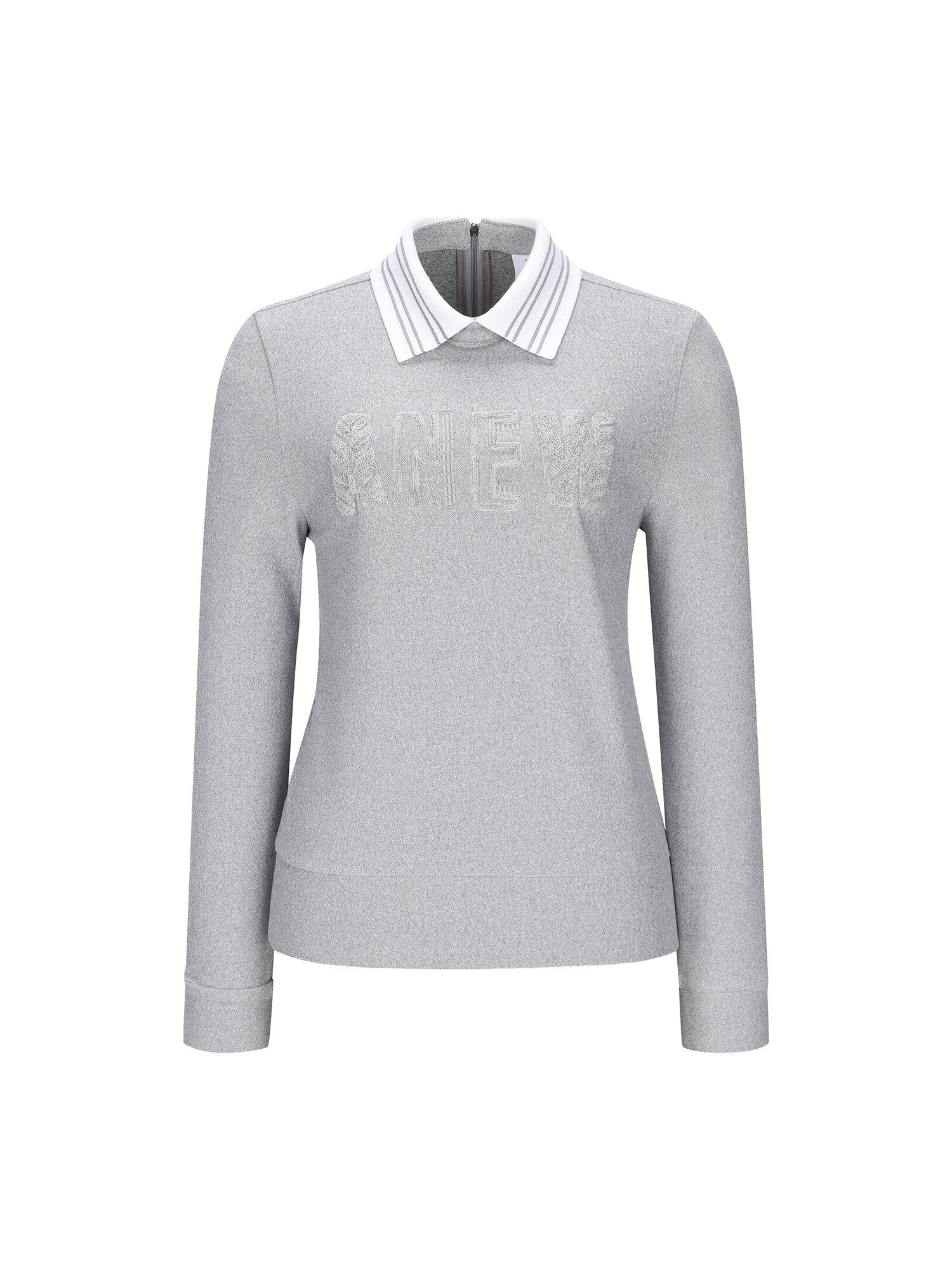 WOMEN BOUCLE EMBO LOGO L/TS