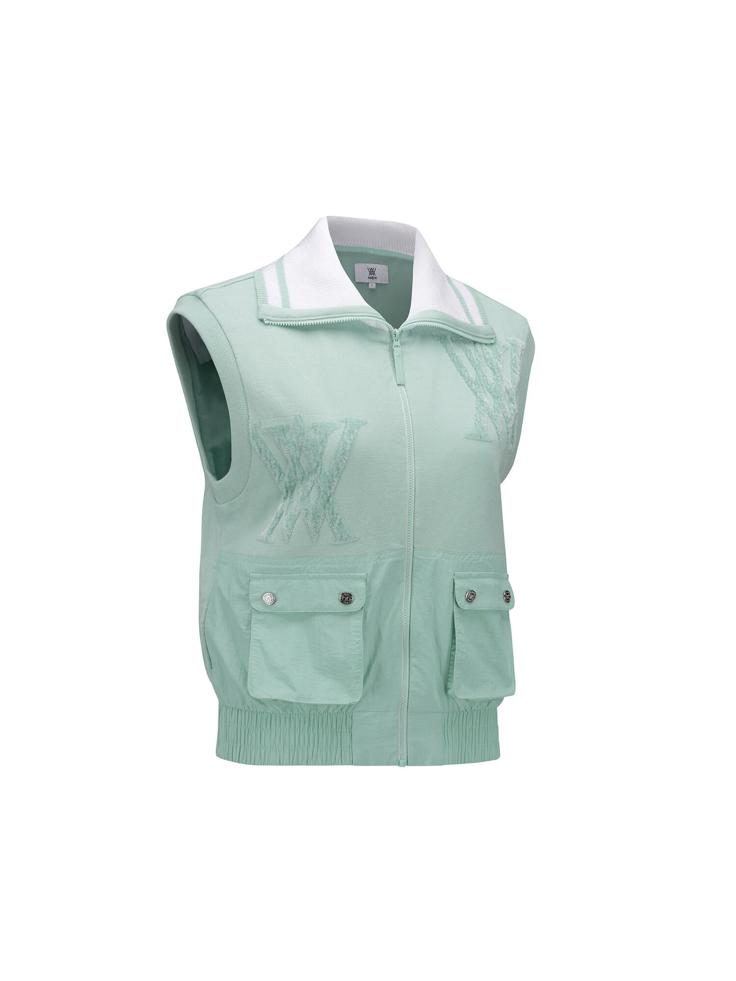 WOMEN FA LOGO POINT KNIT VEST