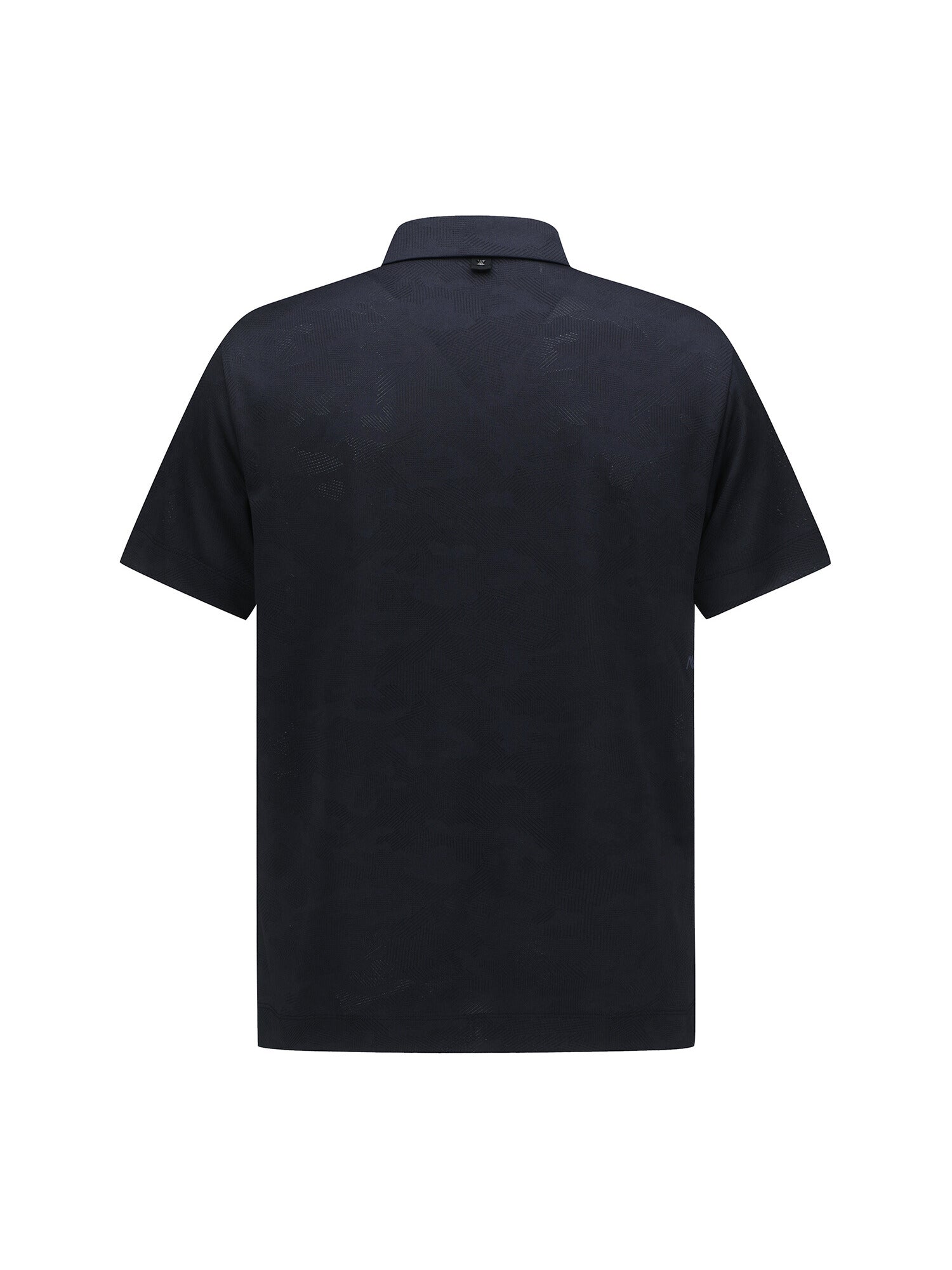 MEN JACQUARD COLLAR SHORT T-SHIRT