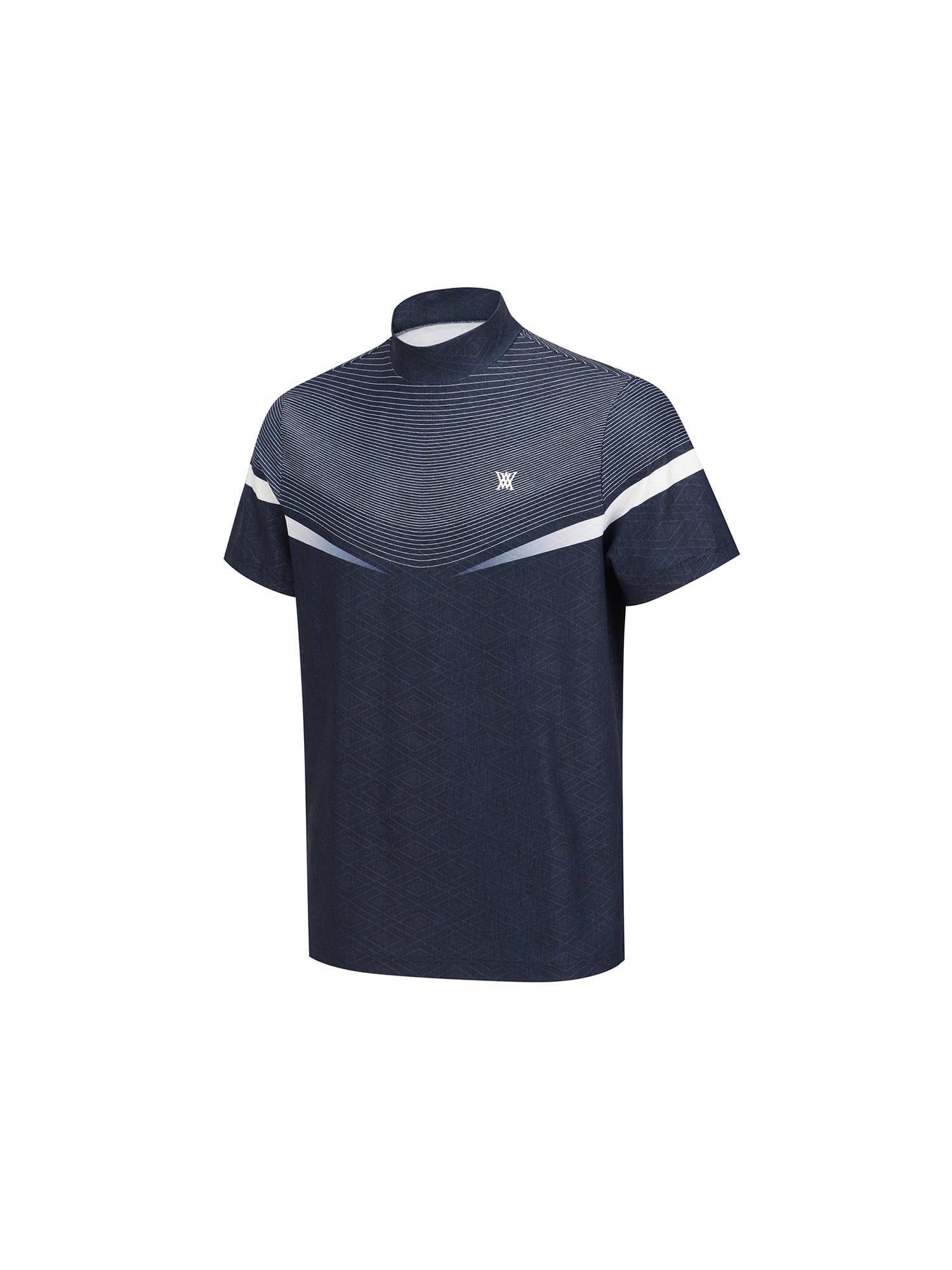 MEN MOCK NECK SHORT SLEEVE T-SHIRT