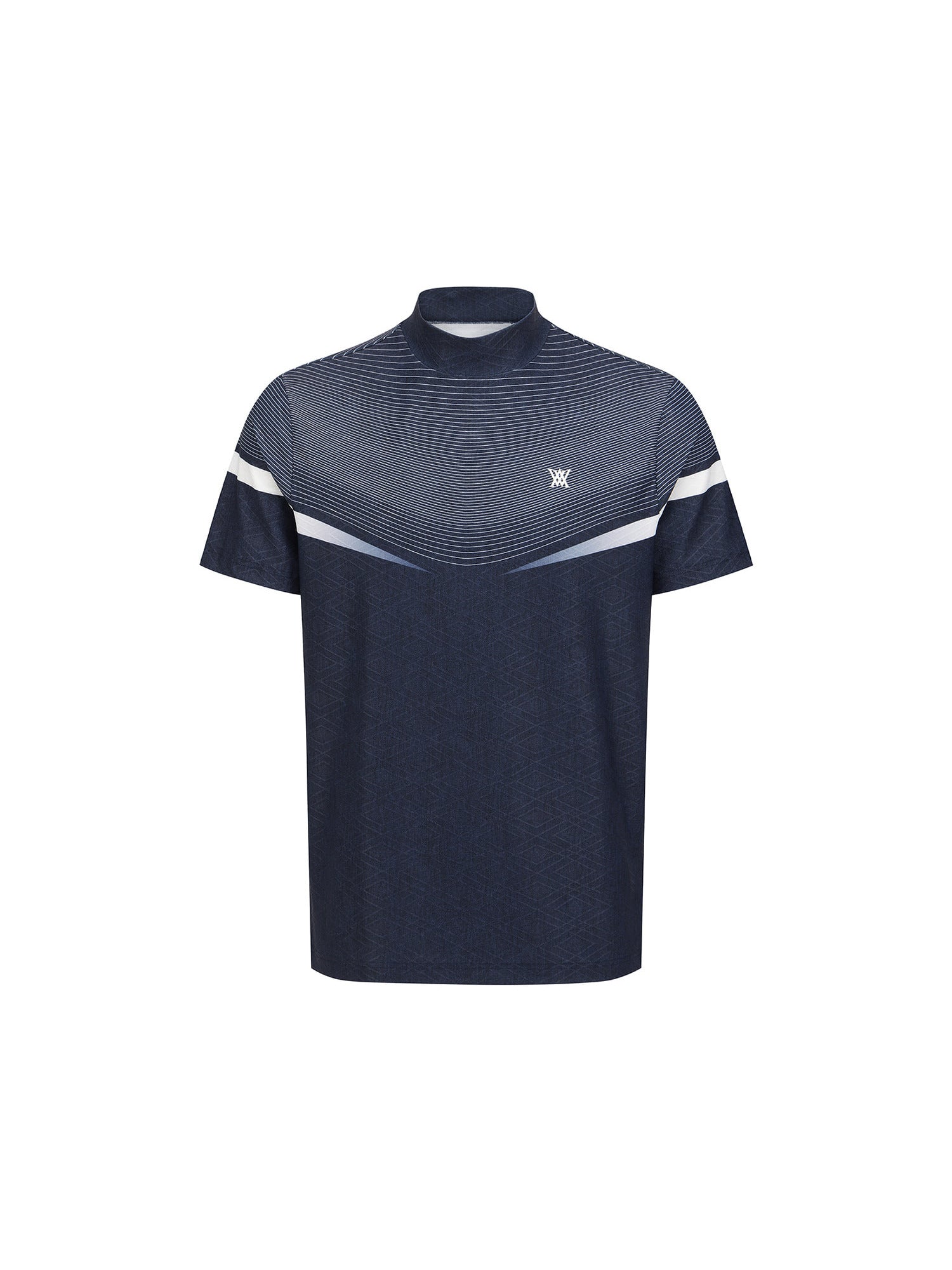 MEN MOCK NECK SHORT SLEEVE T-SHIRT