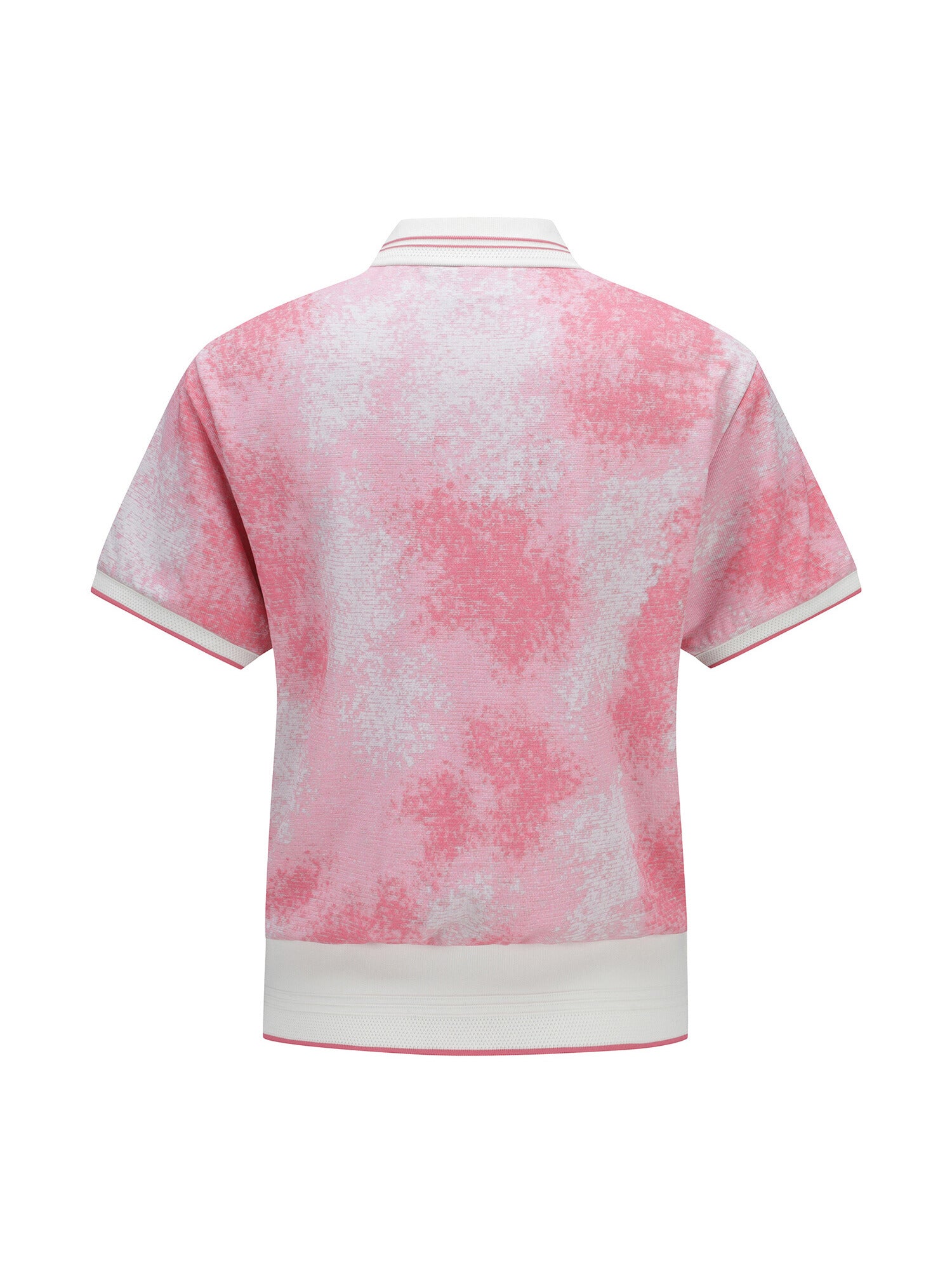 WOMEN SPRINKLED PATTERN SHORT T-SHIRT