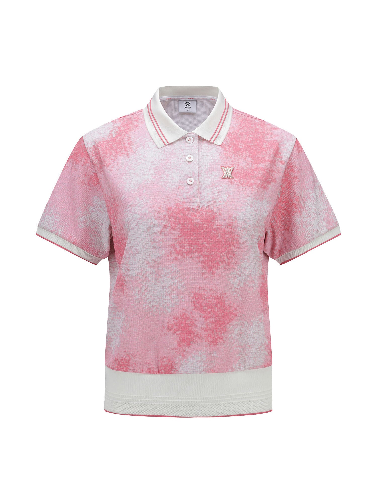 WOMEN SPRINKLED PATTERN SHORT T-SHIRT