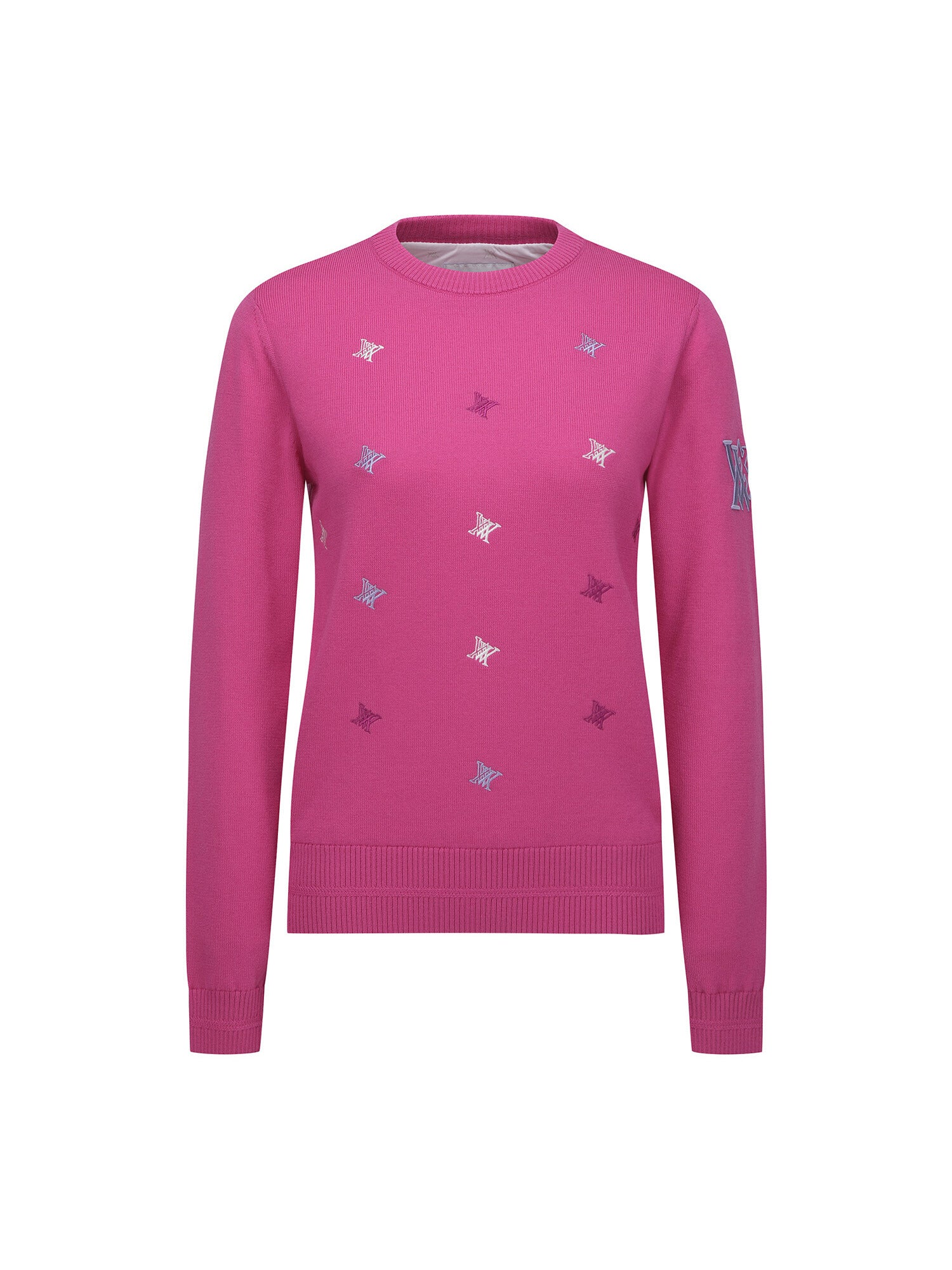 WOMEN LOGO PATTERN WIND BLOCK PULLOVER