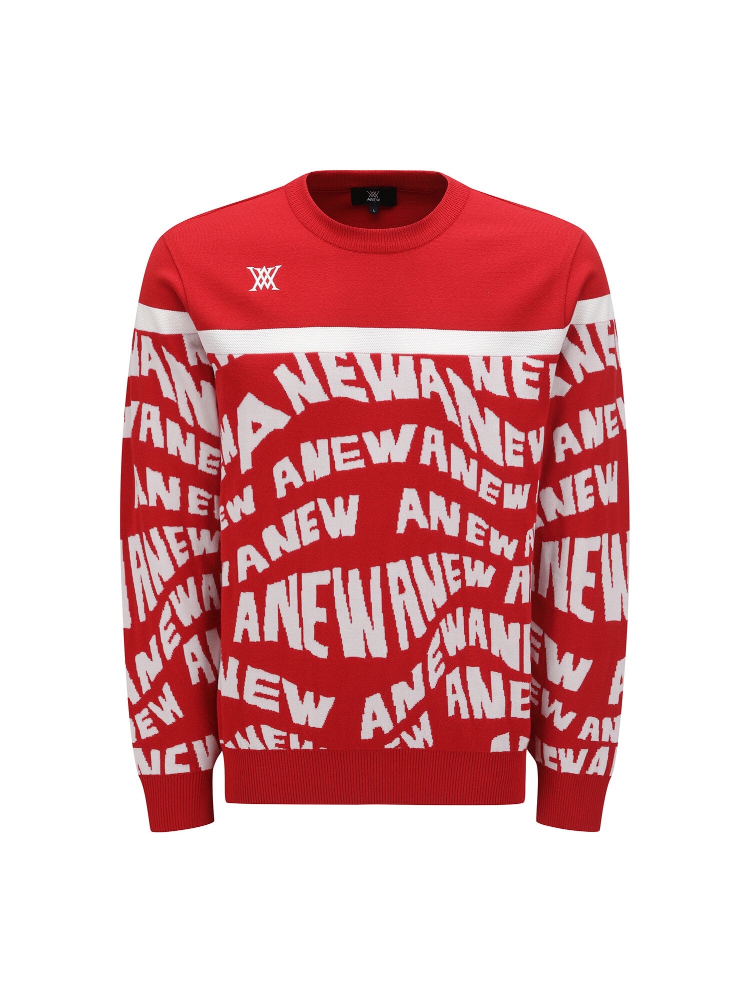 MEN SP LOGO PATTERN SWEATER