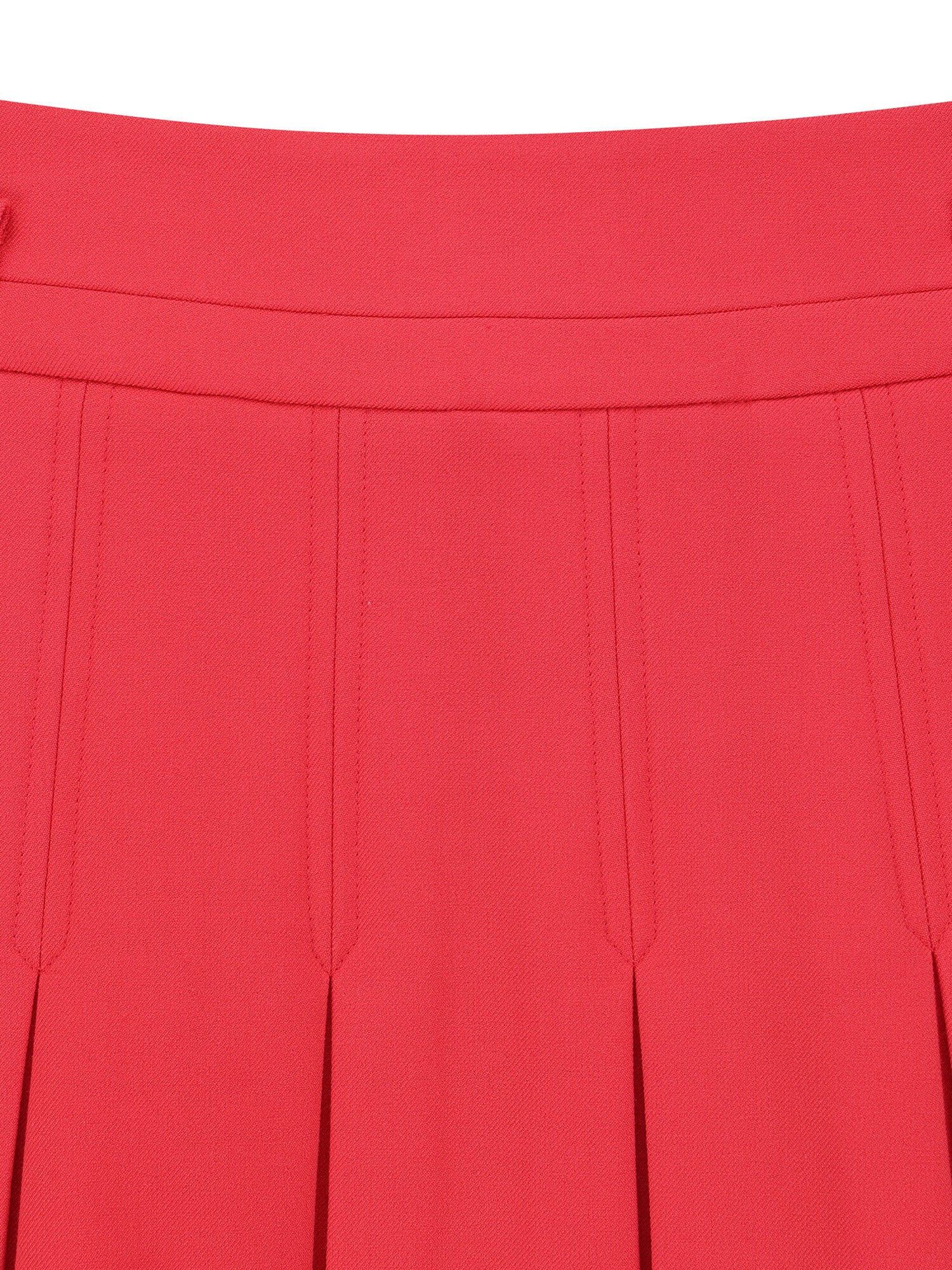 WOMEN WI BRUSHED FLEECE PLEATED SKIRT