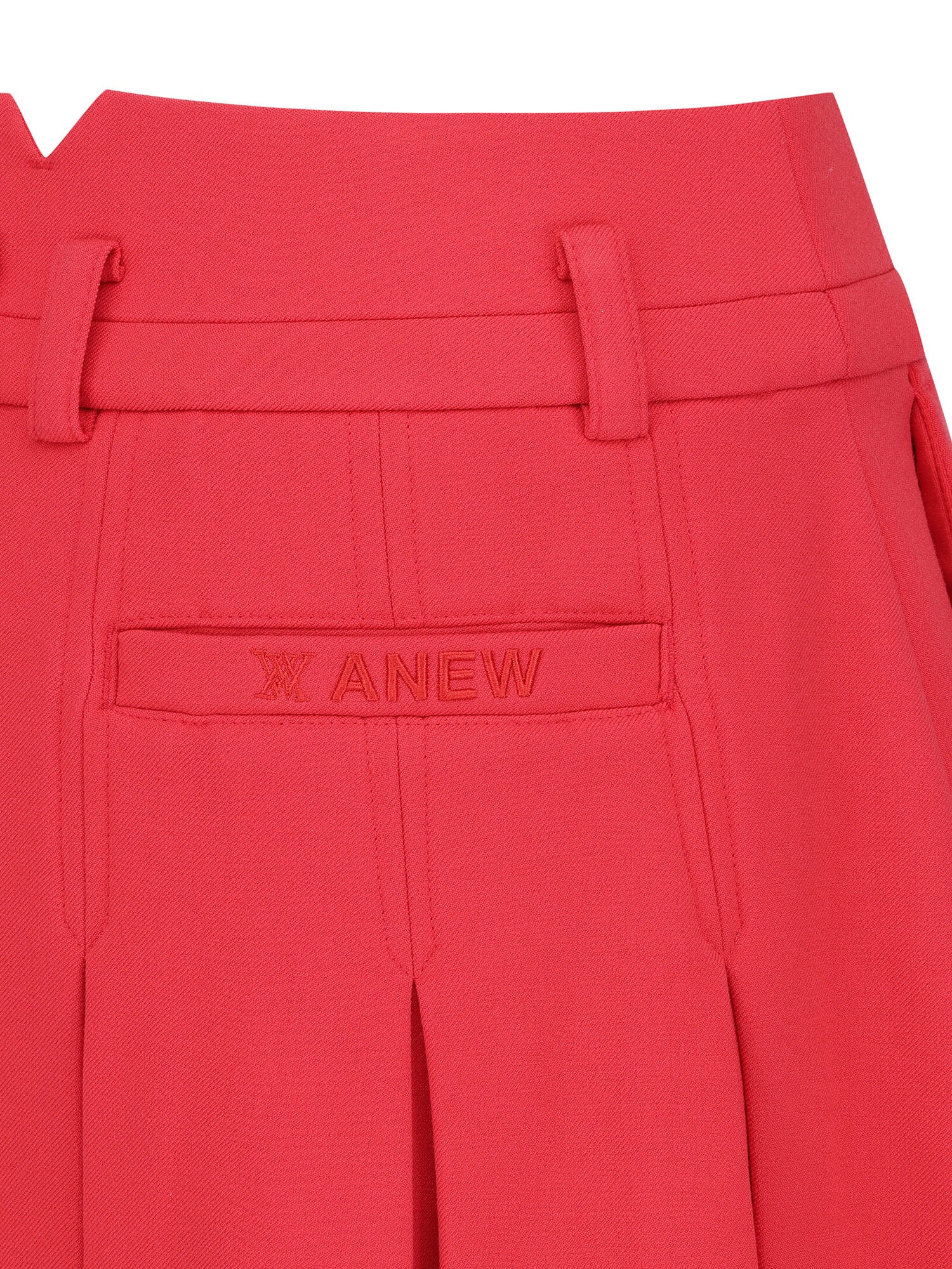 WOMEN WI BRUSHED FLEECE PLEATED SKIRT