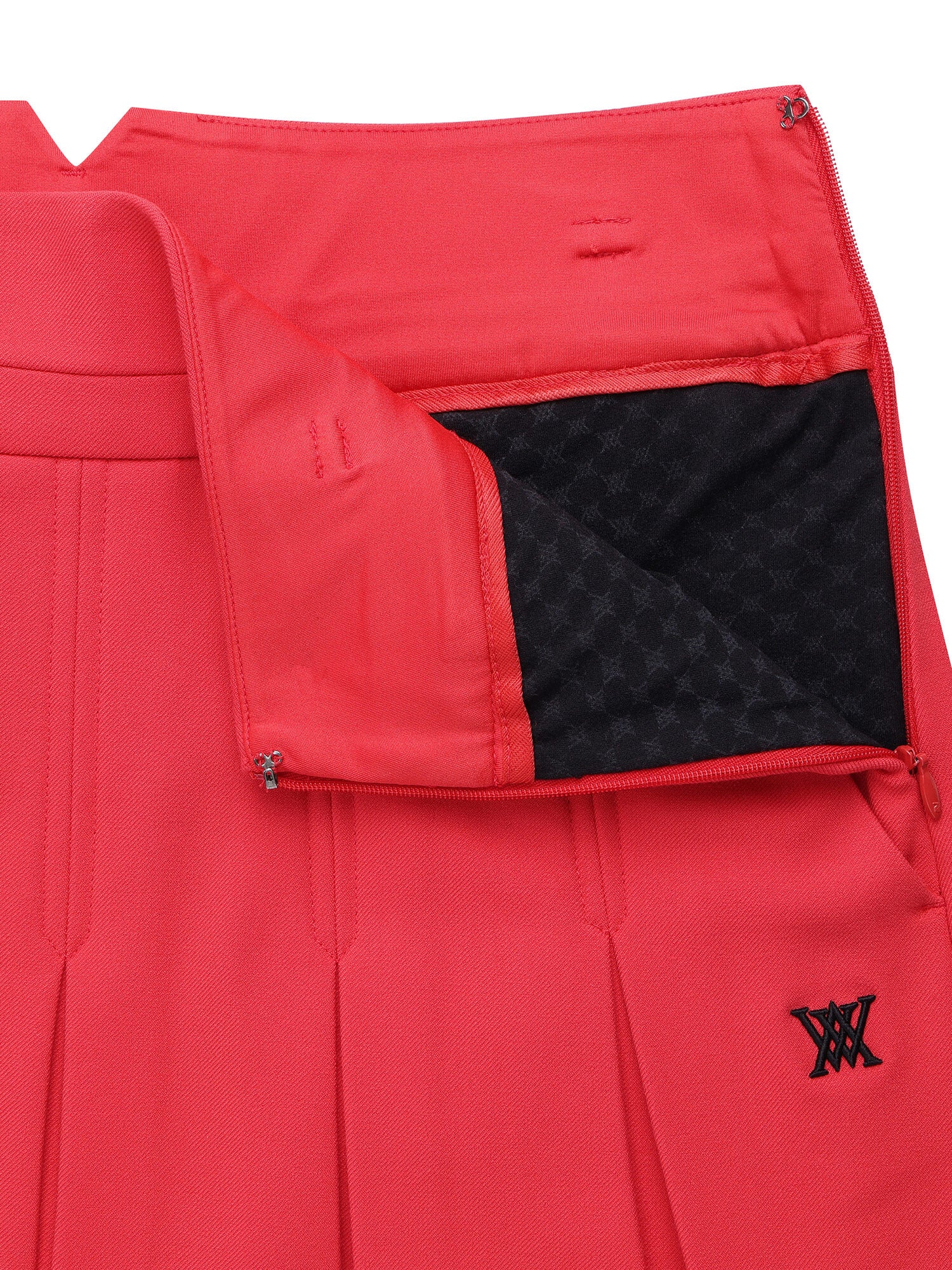 WOMEN WI BRUSHED FLEECE PLEATED SKIRT