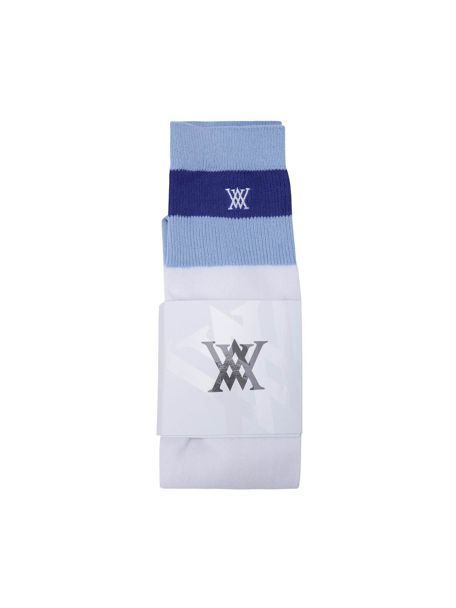 WOMEN THREE-TONE KNEE SOCKS