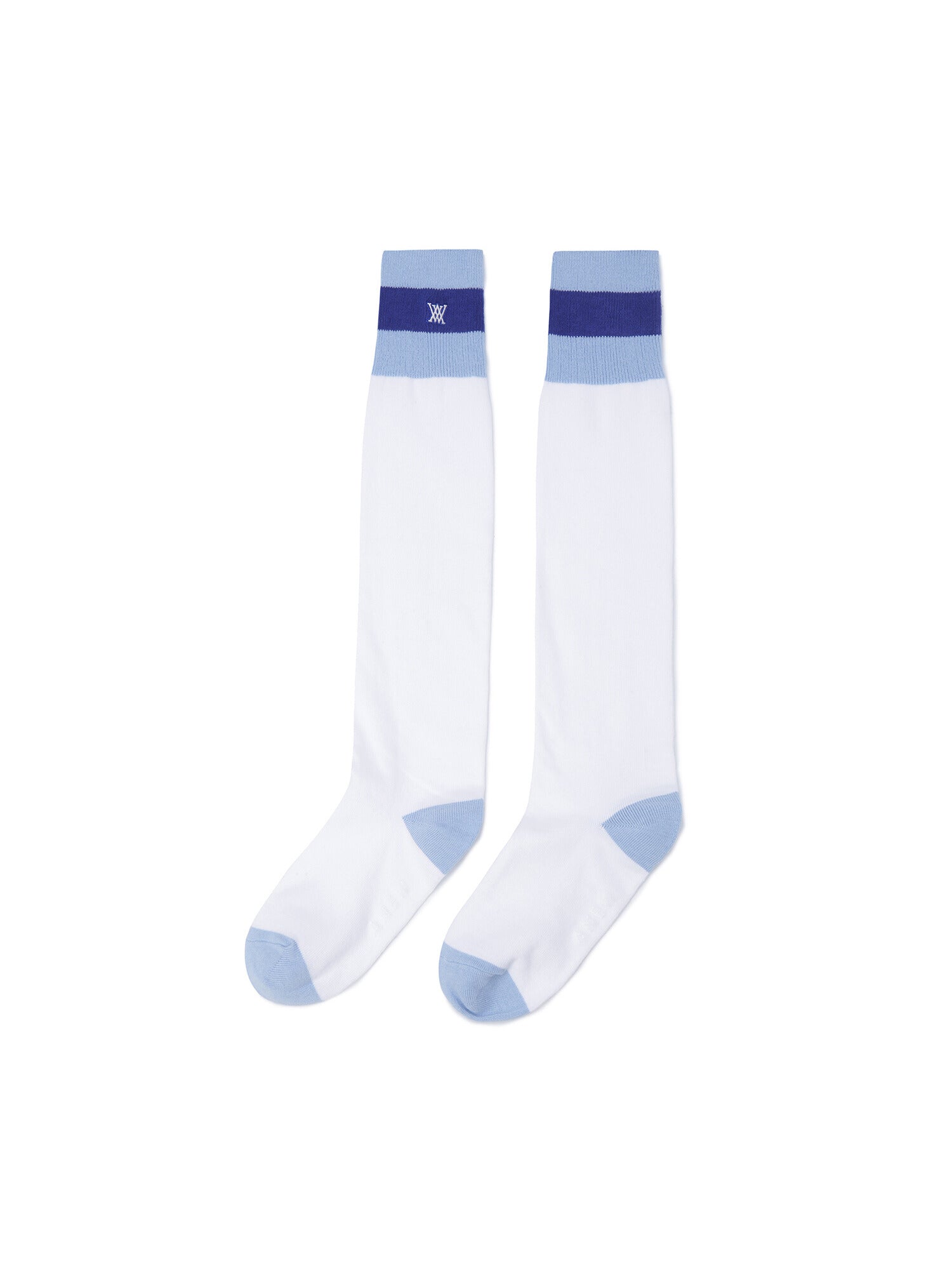 WOMEN THREE-TONE KNEE SOCKS