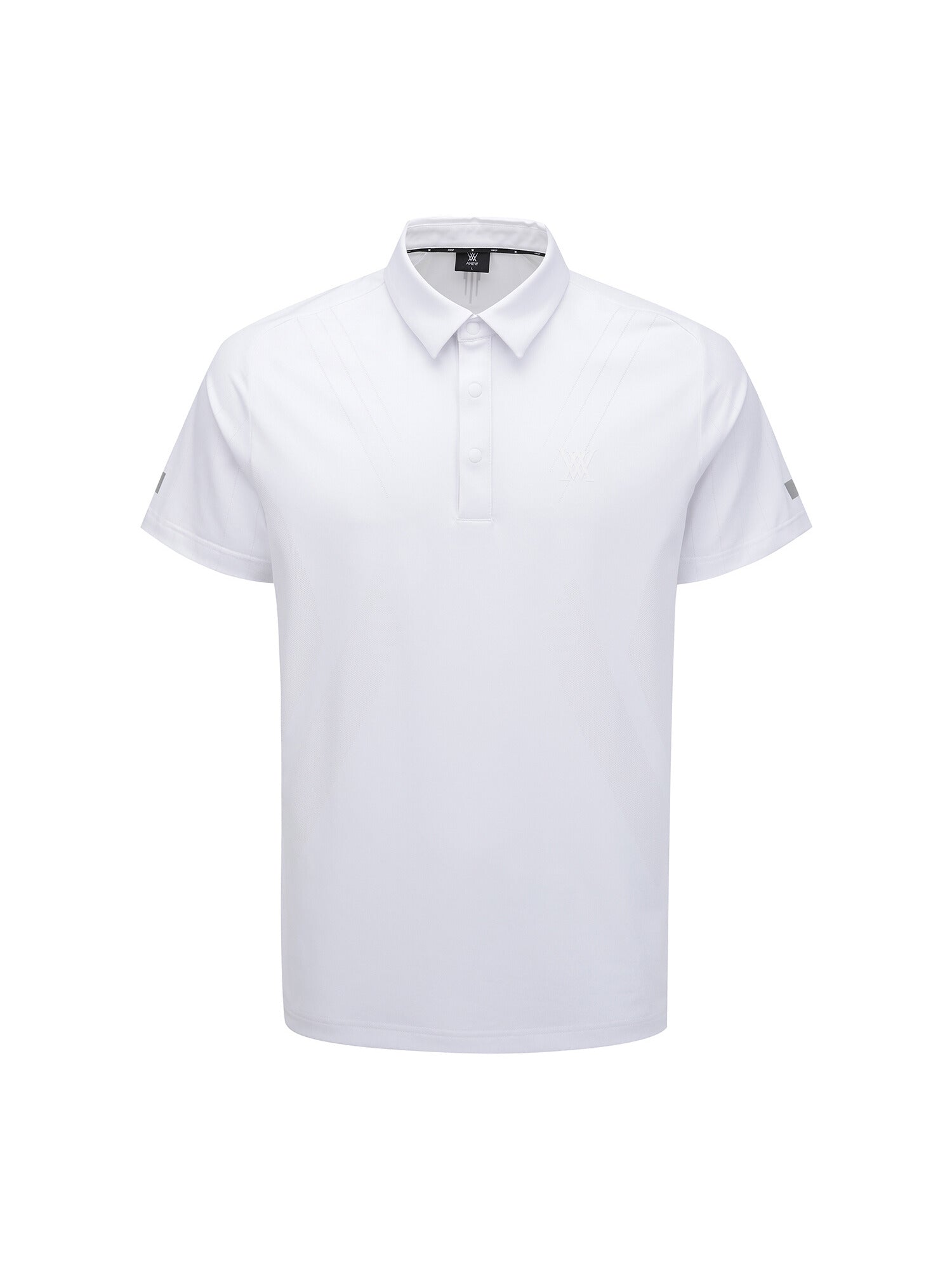 MEN SM BLACK FINISH JACQUARD SHORT T-SHIRT