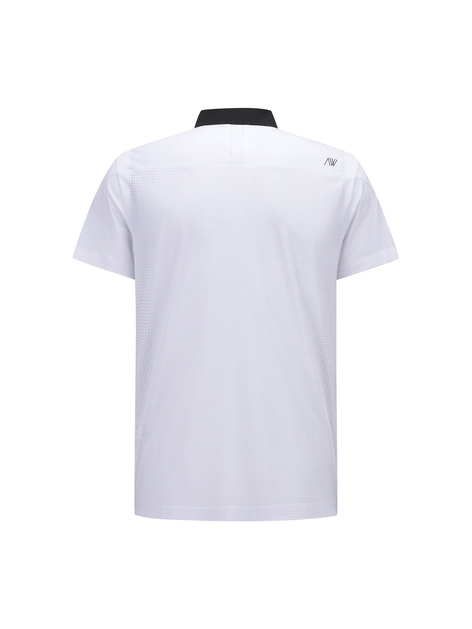 MEN BACK FABRIC BLOCK SHORT T-SHIRT