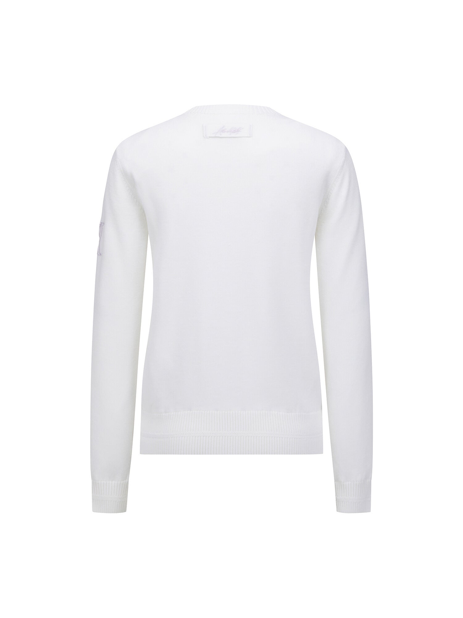 WOMEN LOGO PATTERN WIND BLOCK PULLOVER
