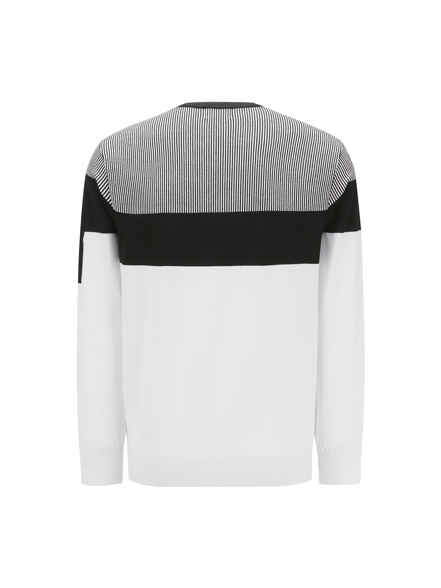 MEN SP STRIPE BLOCK SWEATER