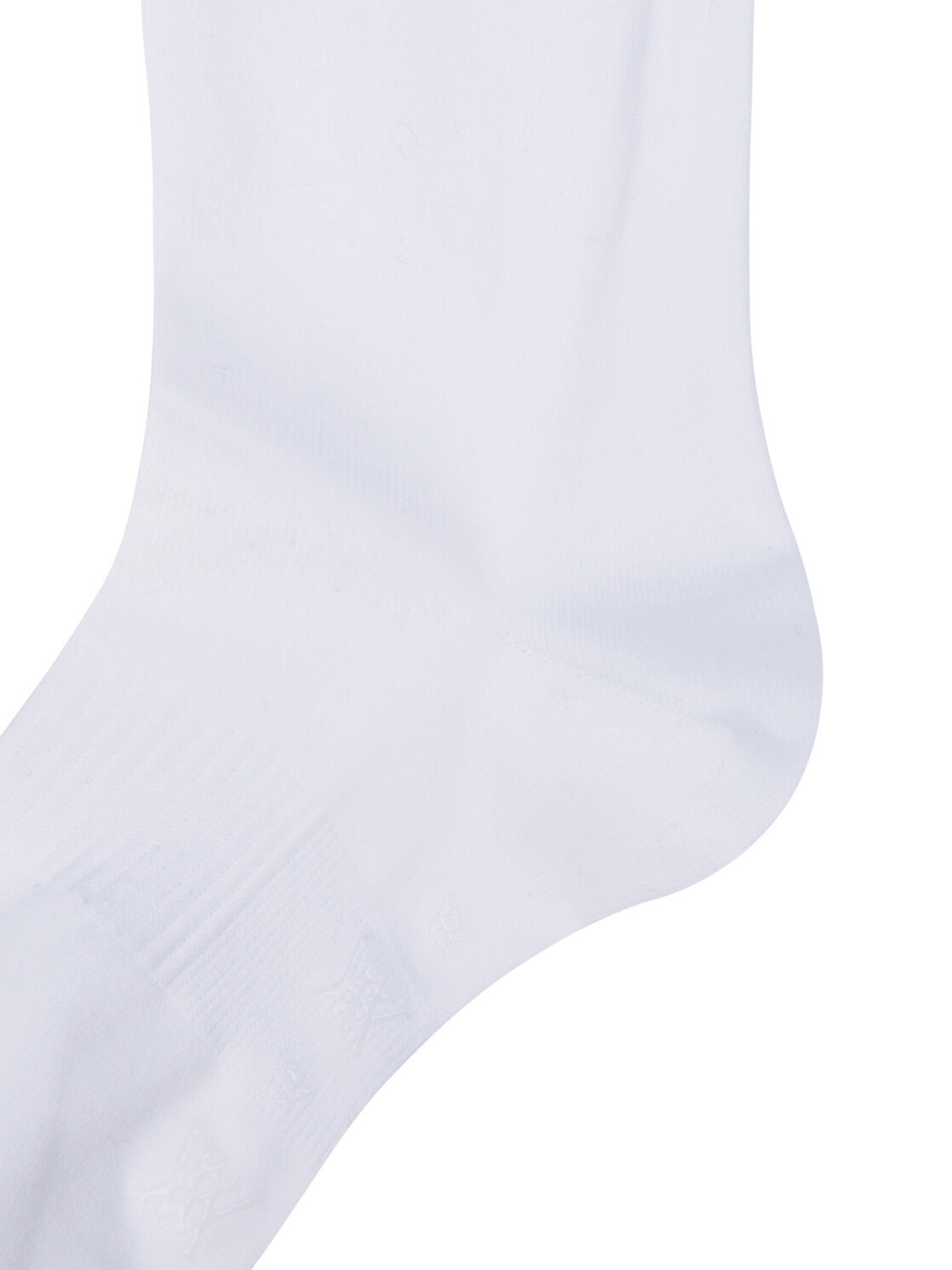 WOMEN SEE-THROUGH LOGO KNEE SOCKS