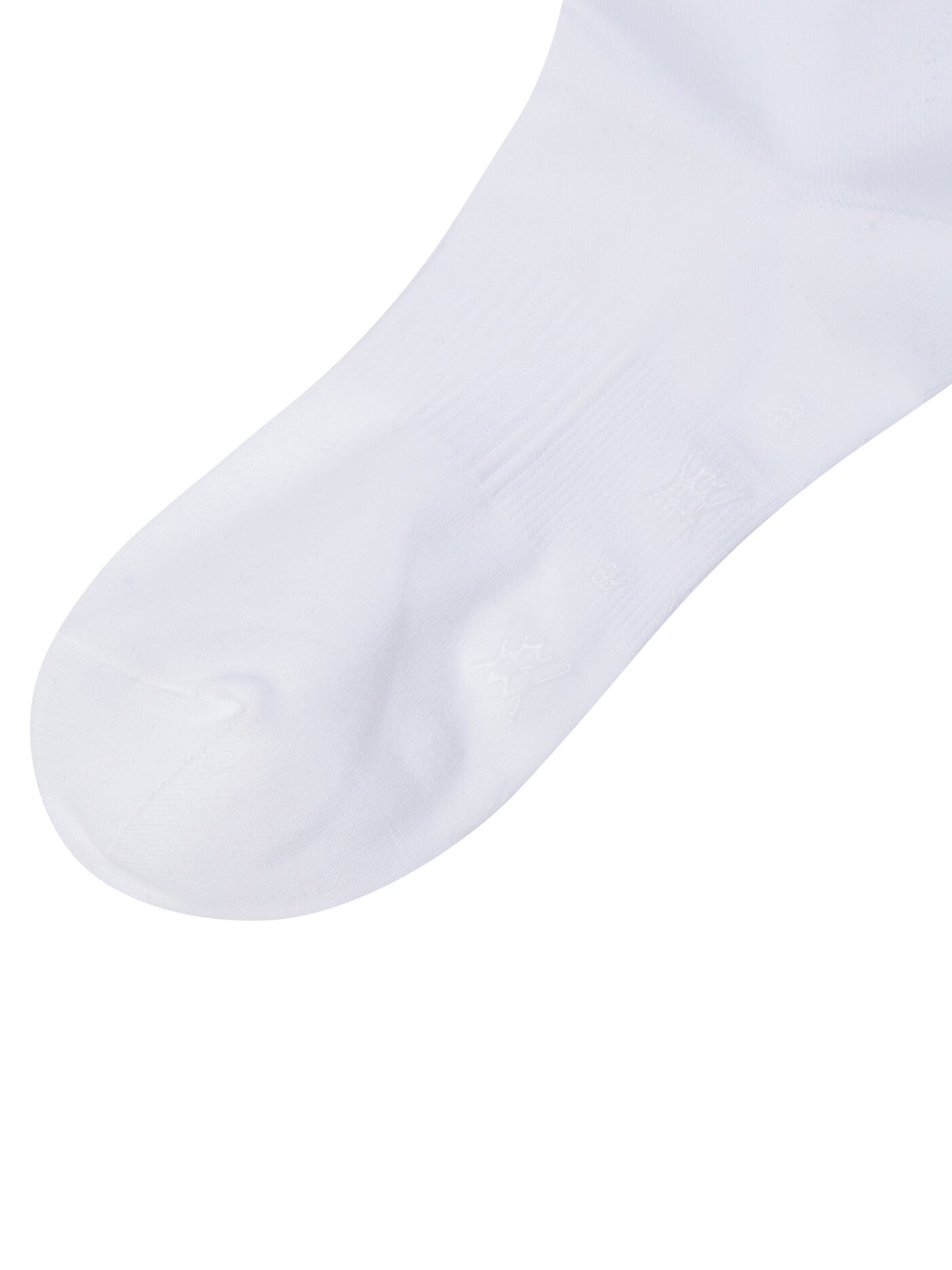WOMEN SEE-THROUGH LOGO KNEE SOCKS