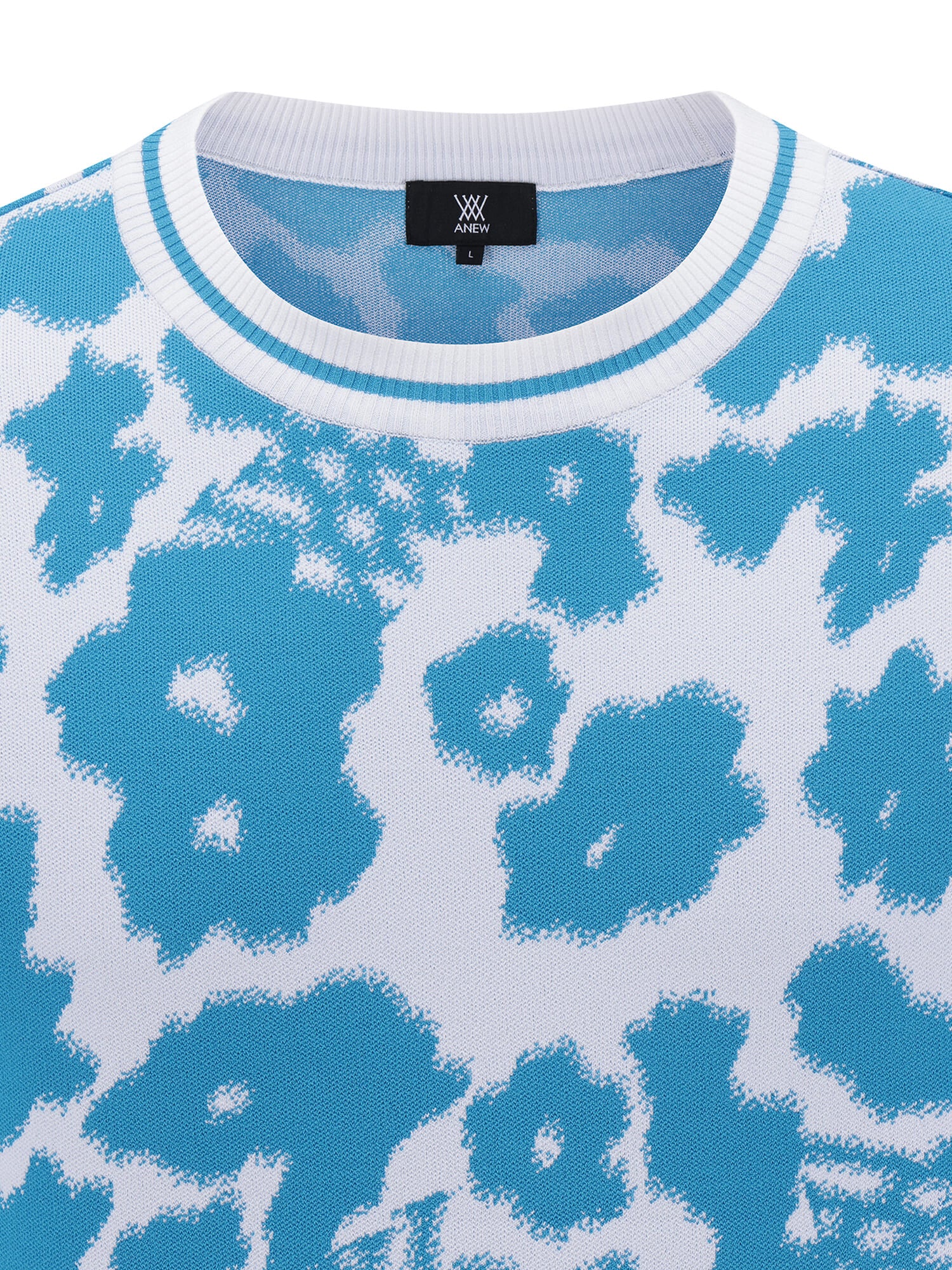 MEN FA FLOWER PATTERN SWEATER