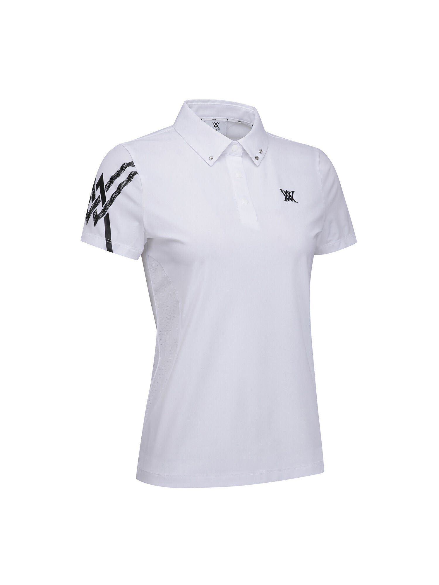 WOMEN SM LOGO POINT SHORT T-SHIRT