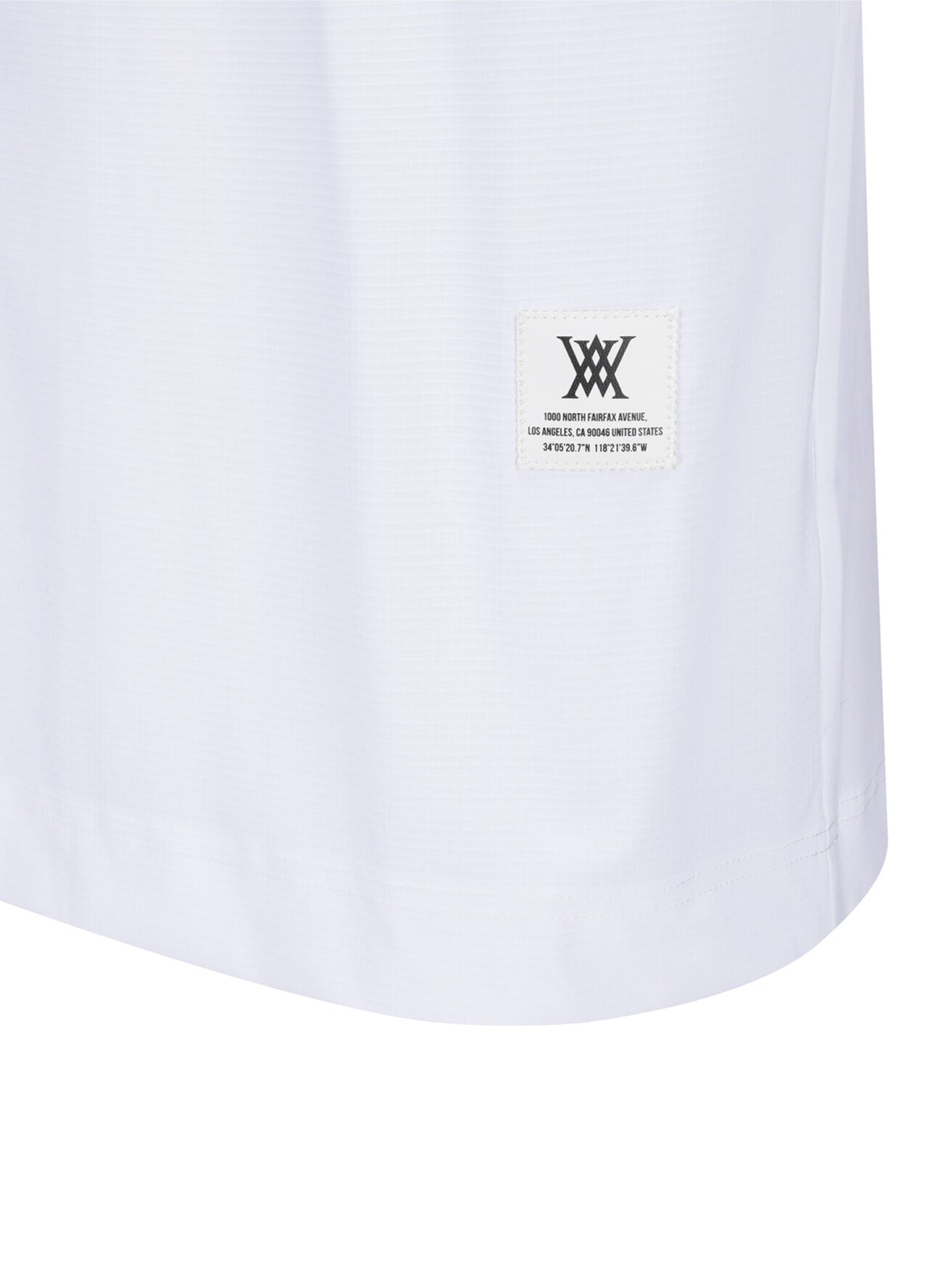 MEN WOOVEN SLEEVE CREW NECK
