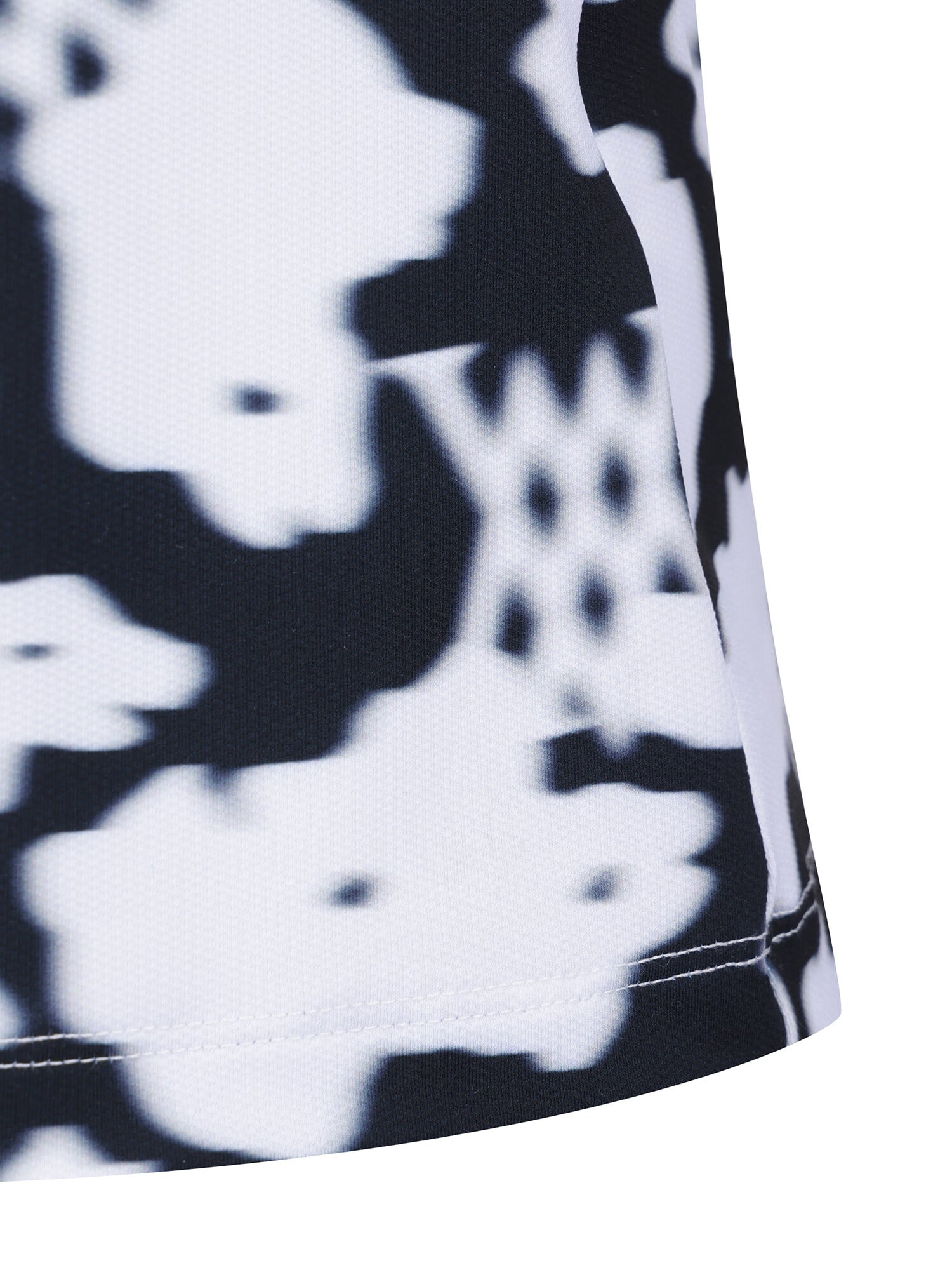 WOMEN FA FLOWER PATTERN SHORT T-SHIRT