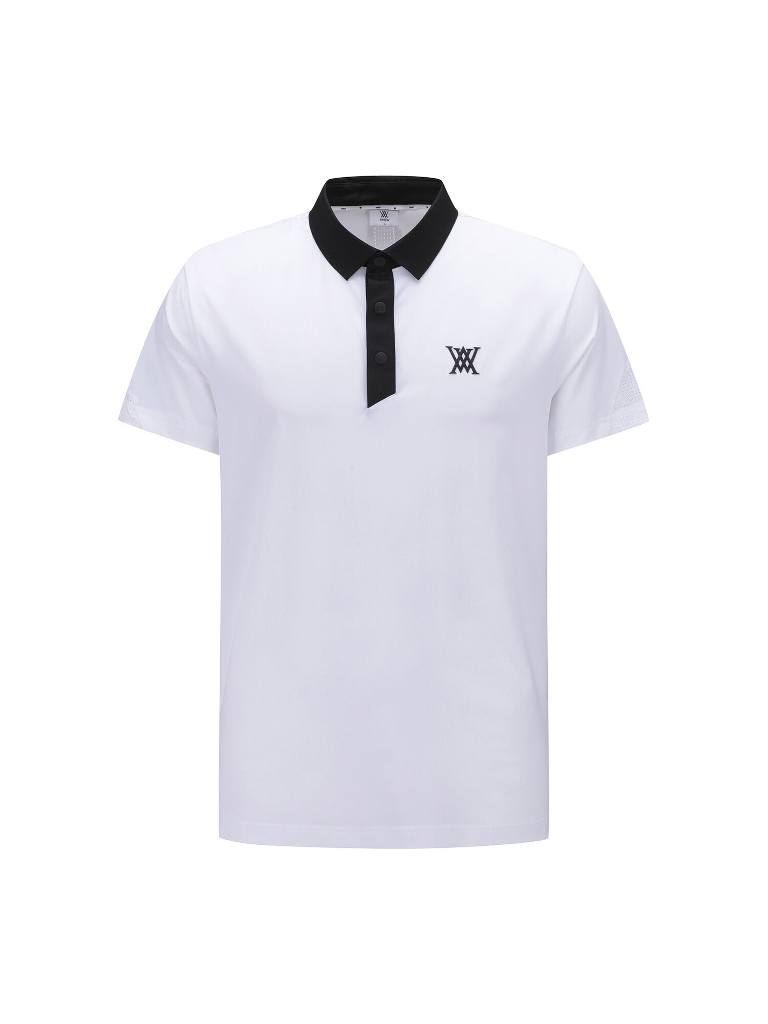 MEN BACK FABRIC BLOCK SHORT T-SHIRT