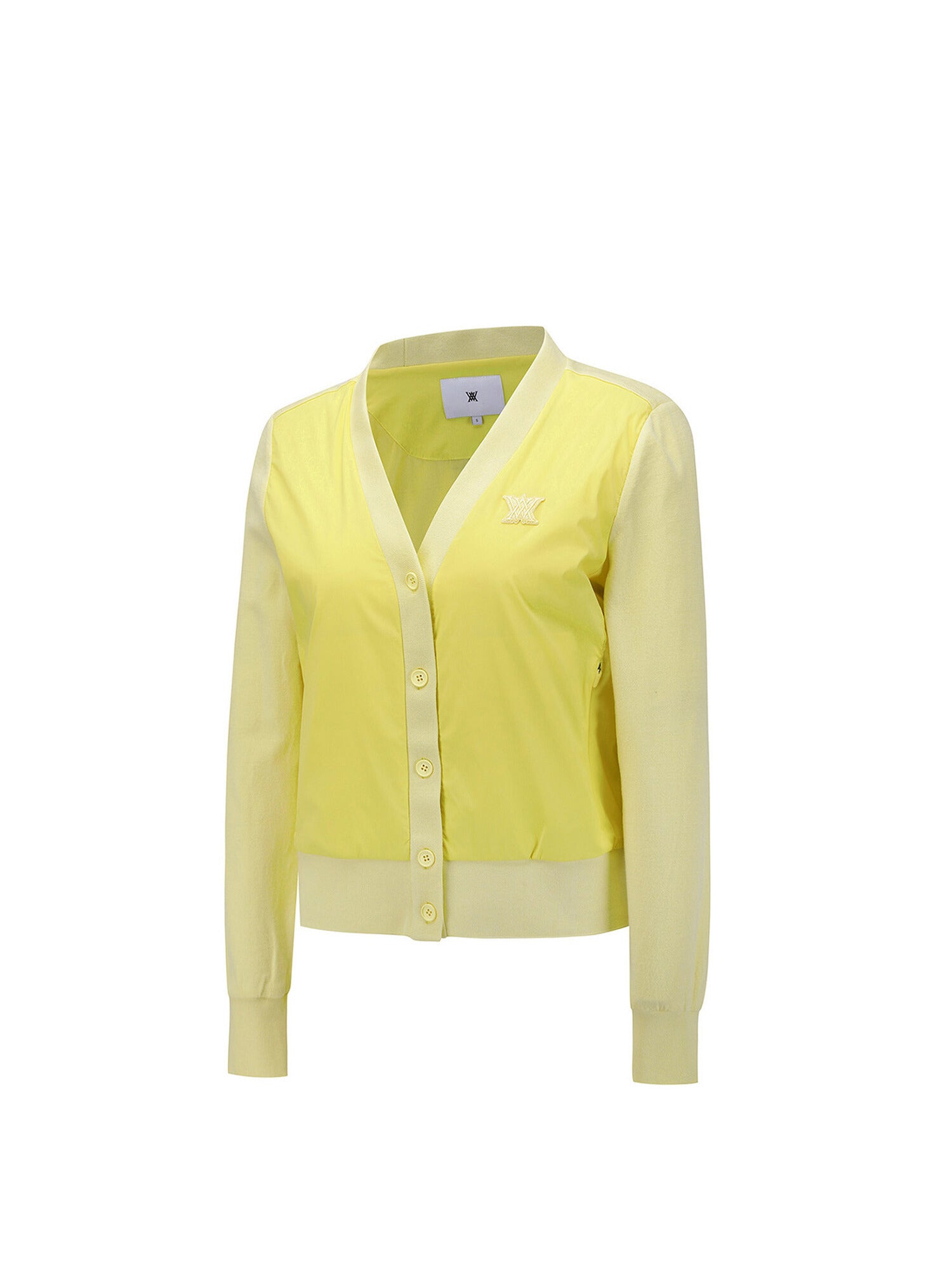 WOMEN LINE BLOCK BUTTON JACKET