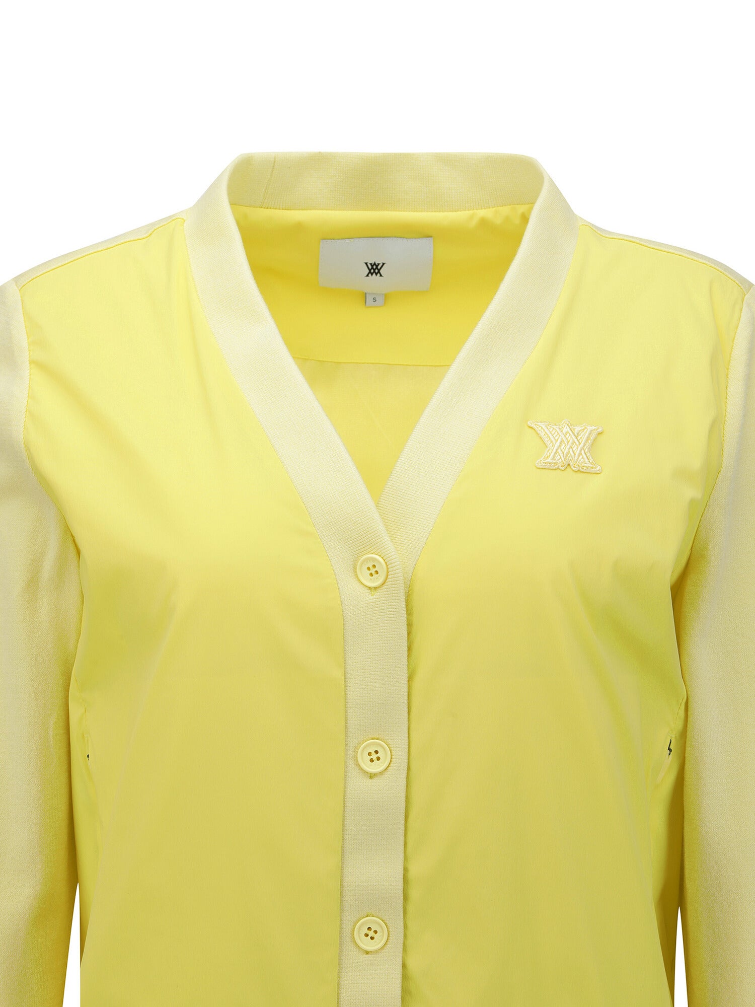 WOMEN LINE BLOCK BUTTON JACKET