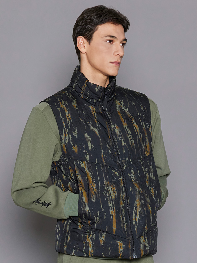 MEN WI NEW PATTERN DOWN VEST